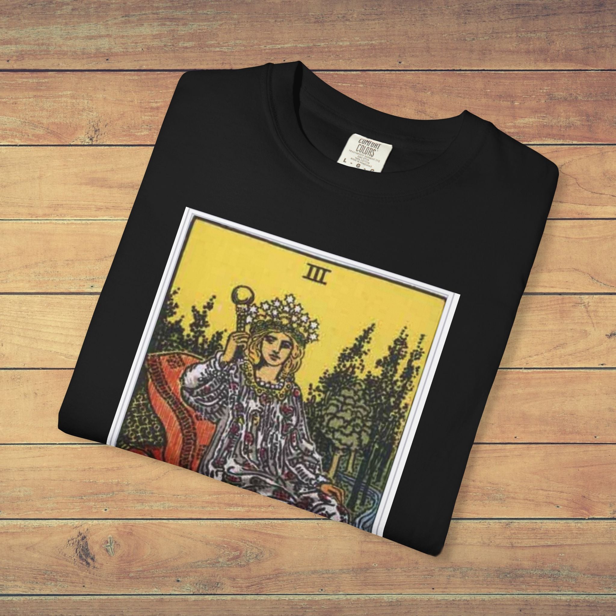 The Empress Tarot Card T Shirt |  Comfort Colors 1717 Mystical Graphic Tee