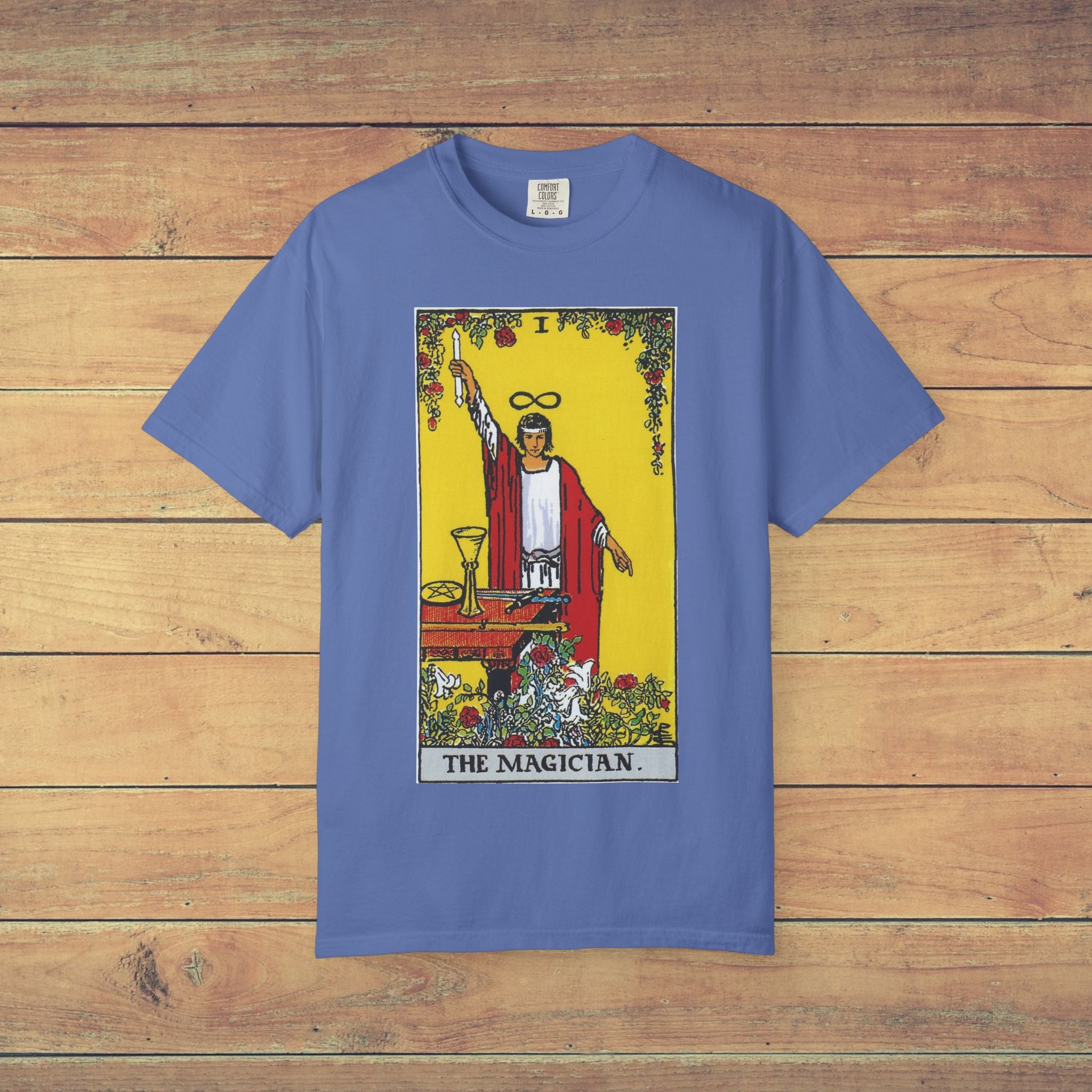 The Magician Tarot Card T Shirt | Comfort Colors 1717 Mystical Graphic Tee