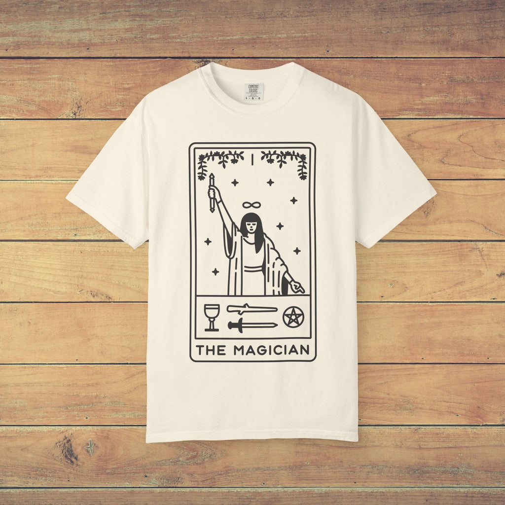 The Magician Tarot Card T Shirt | Comfort Colors 1717 Mystical Graphic Tee