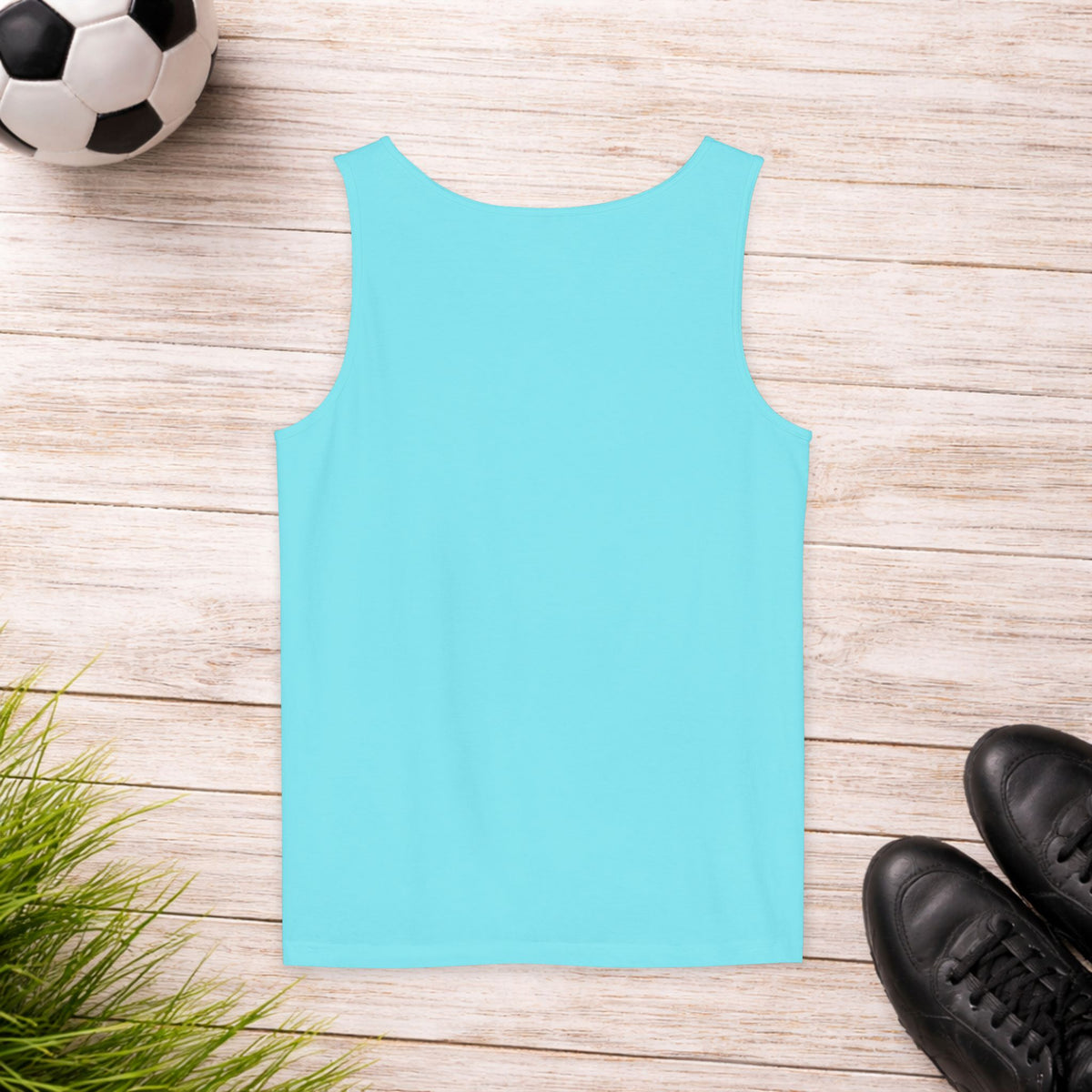 Chill Out Palm Beach Tank Top — Minimal Surf Circle Graphic