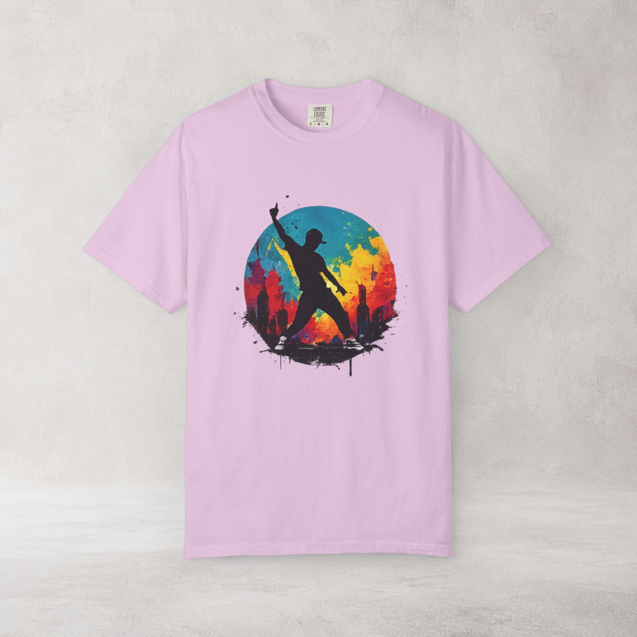Color Splash Dancer T Shirt | Comfort Colors 1717 Festival Art Tee