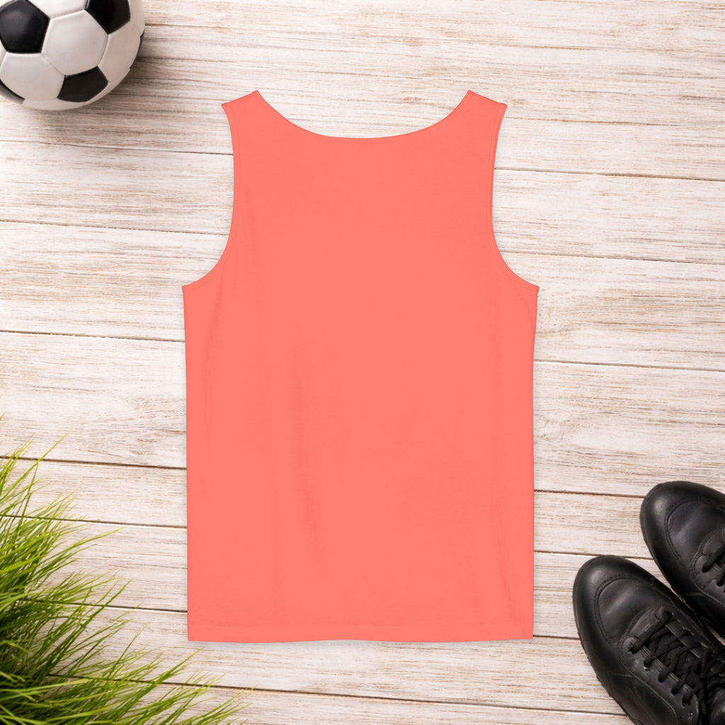 Chill Out Palm Beach Tank Top — Minimal Surf Circle Graphic