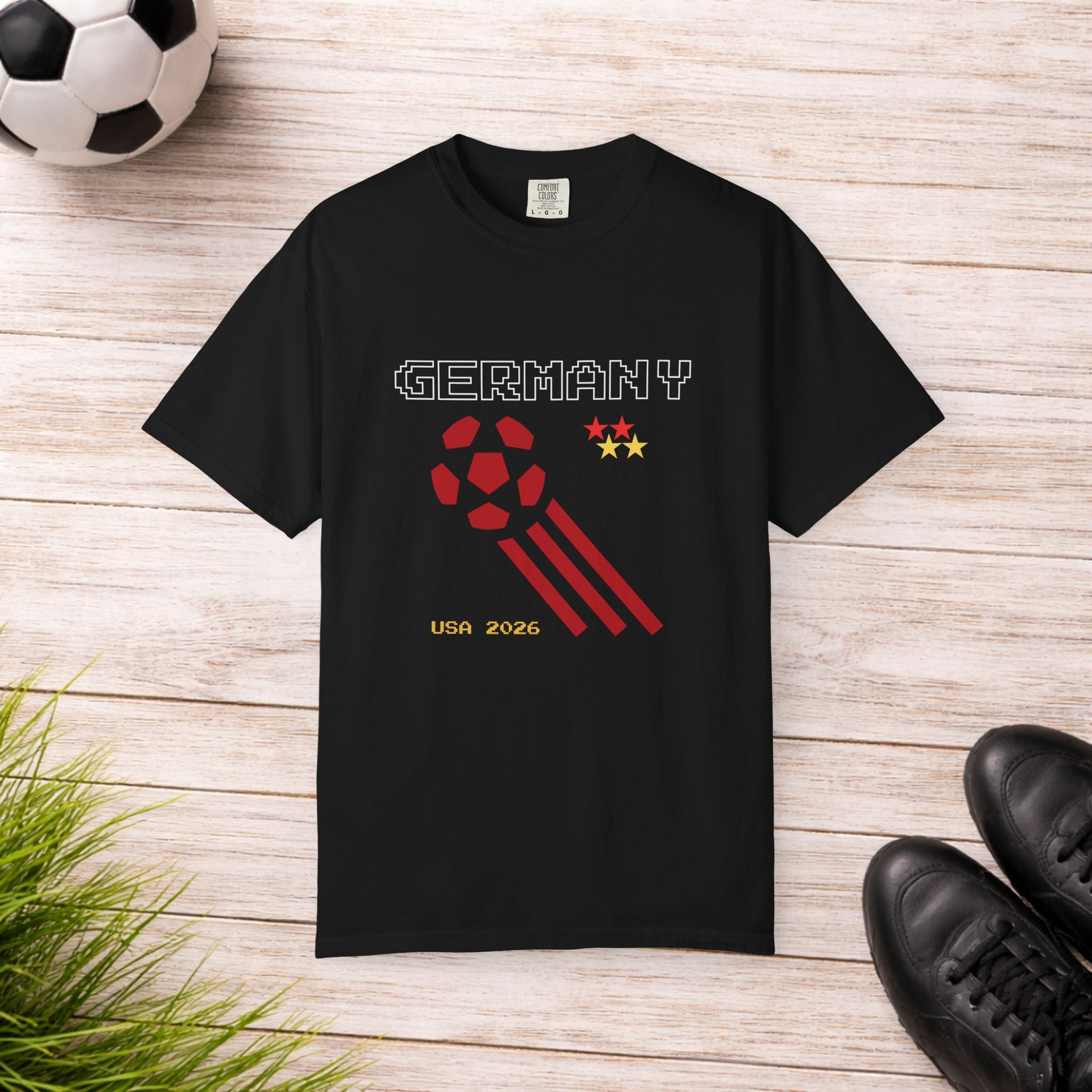 Germany Football Fan T Shirt | German Soccer Supporter Tee