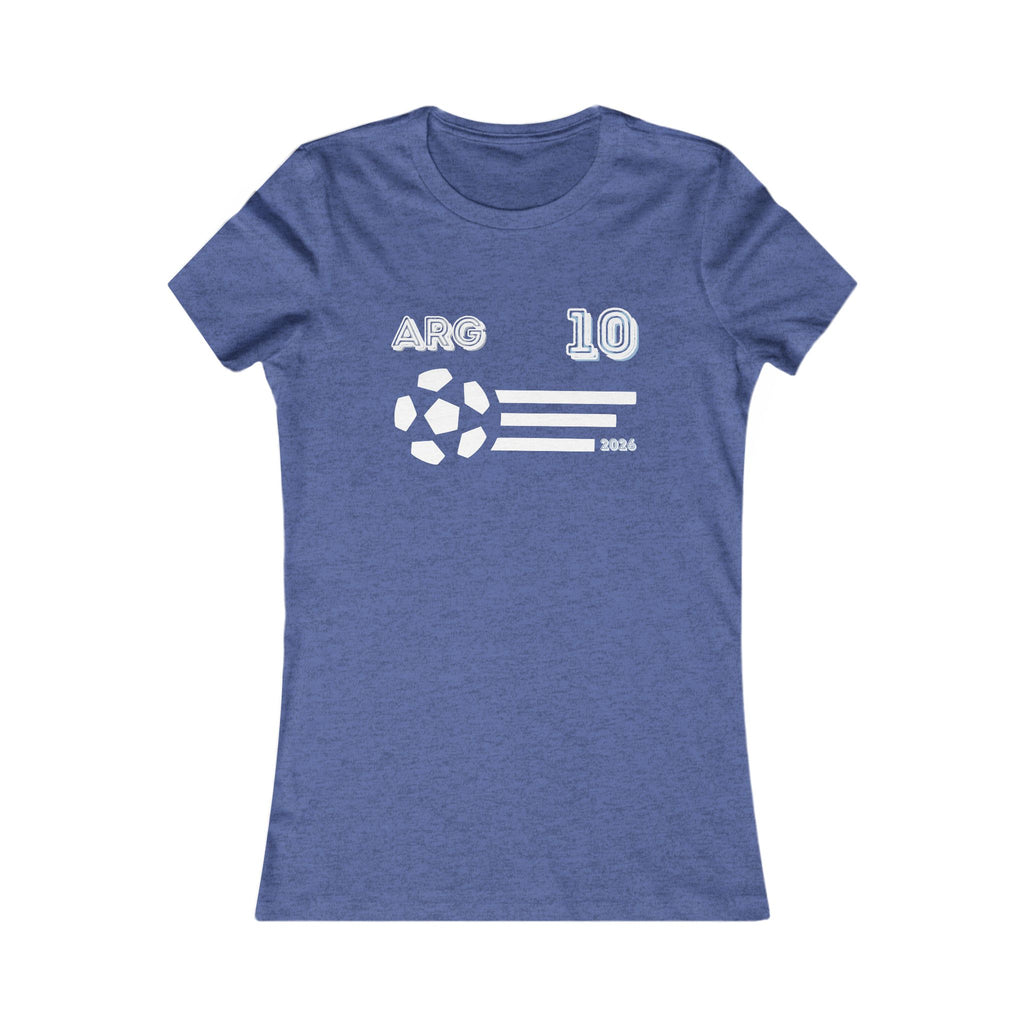 Argentina Soccer Fan Tee | ARG 10 Football Supporter Shirt | Argentine Football Graphic T-Shirt