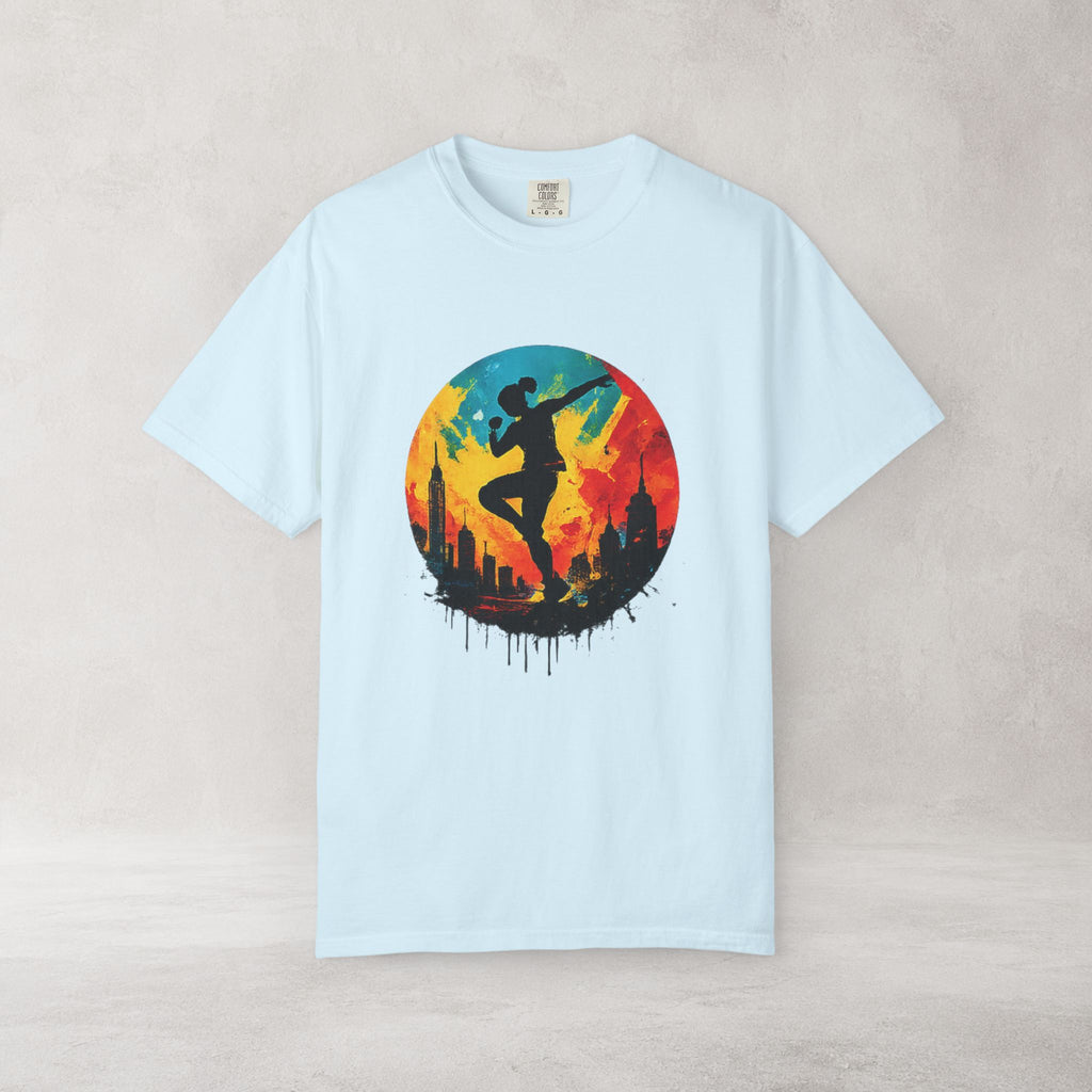 Sunset Dancer Graphic T Shirt | Comfort Colors 1717 Art Tee