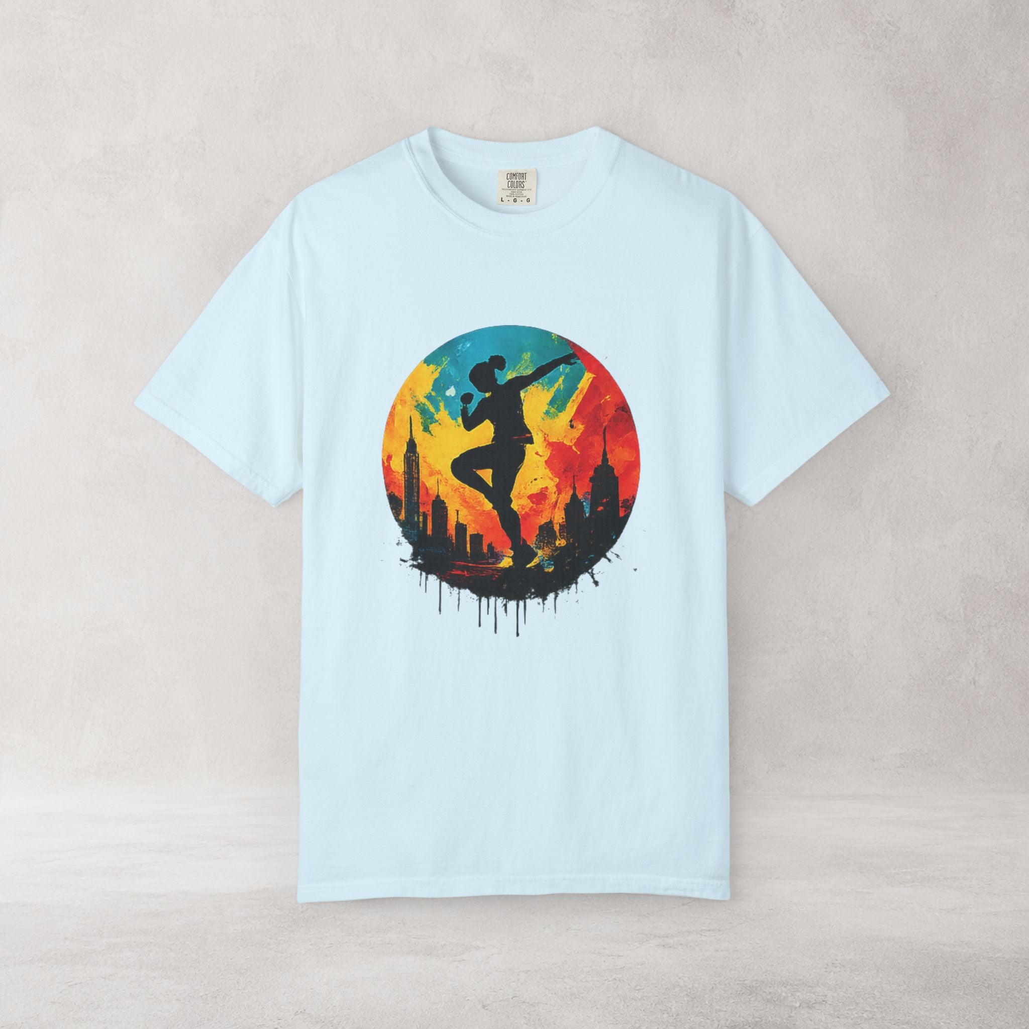 Sunset Dancer Graphic T Shirt | Comfort Colors 1717 Art Tee