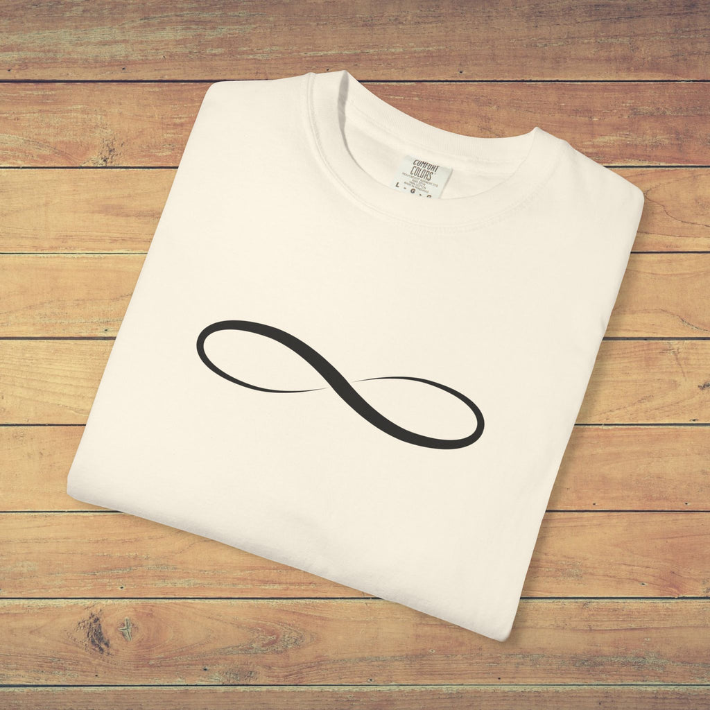 Infinity Symbol T Shirt | Comfort Colors 1717 Minimalist Graphic Tee
