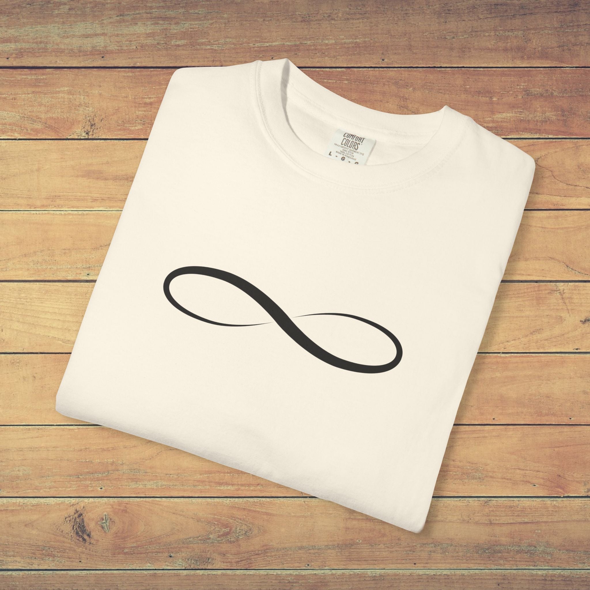 Infinity Symbol T Shirt | Comfort Colors 1717 Minimalist Graphic Tee