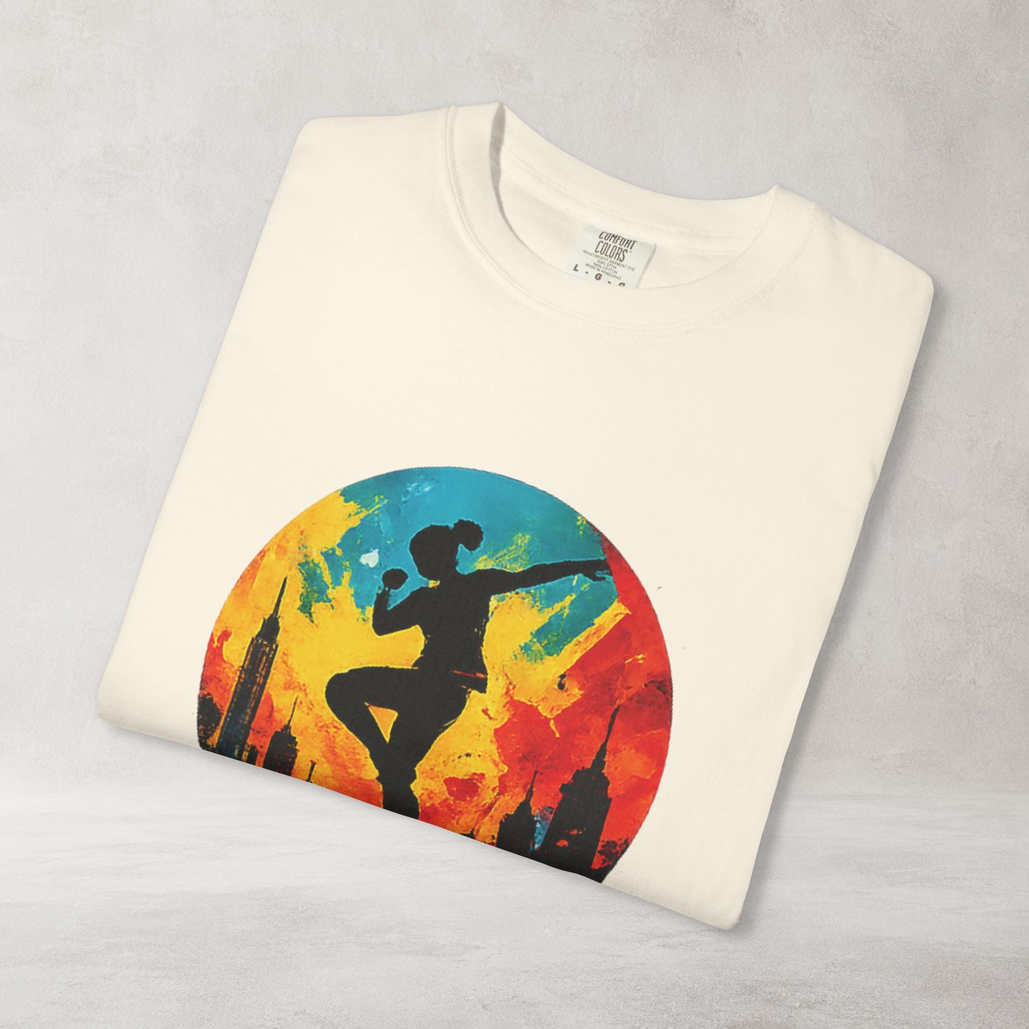 Sunset Dancer Graphic T Shirt | Comfort Colors 1717 Art Tee