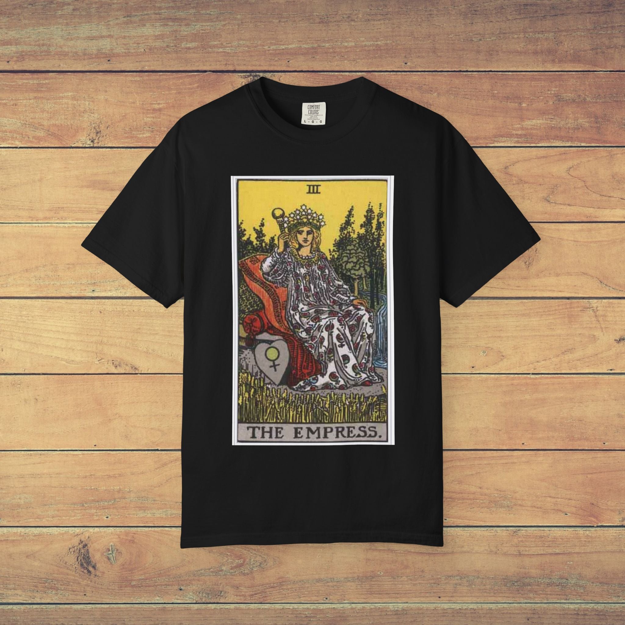 The Empress Tarot Card T Shirt |  Comfort Colors 1717 Mystical Graphic Tee