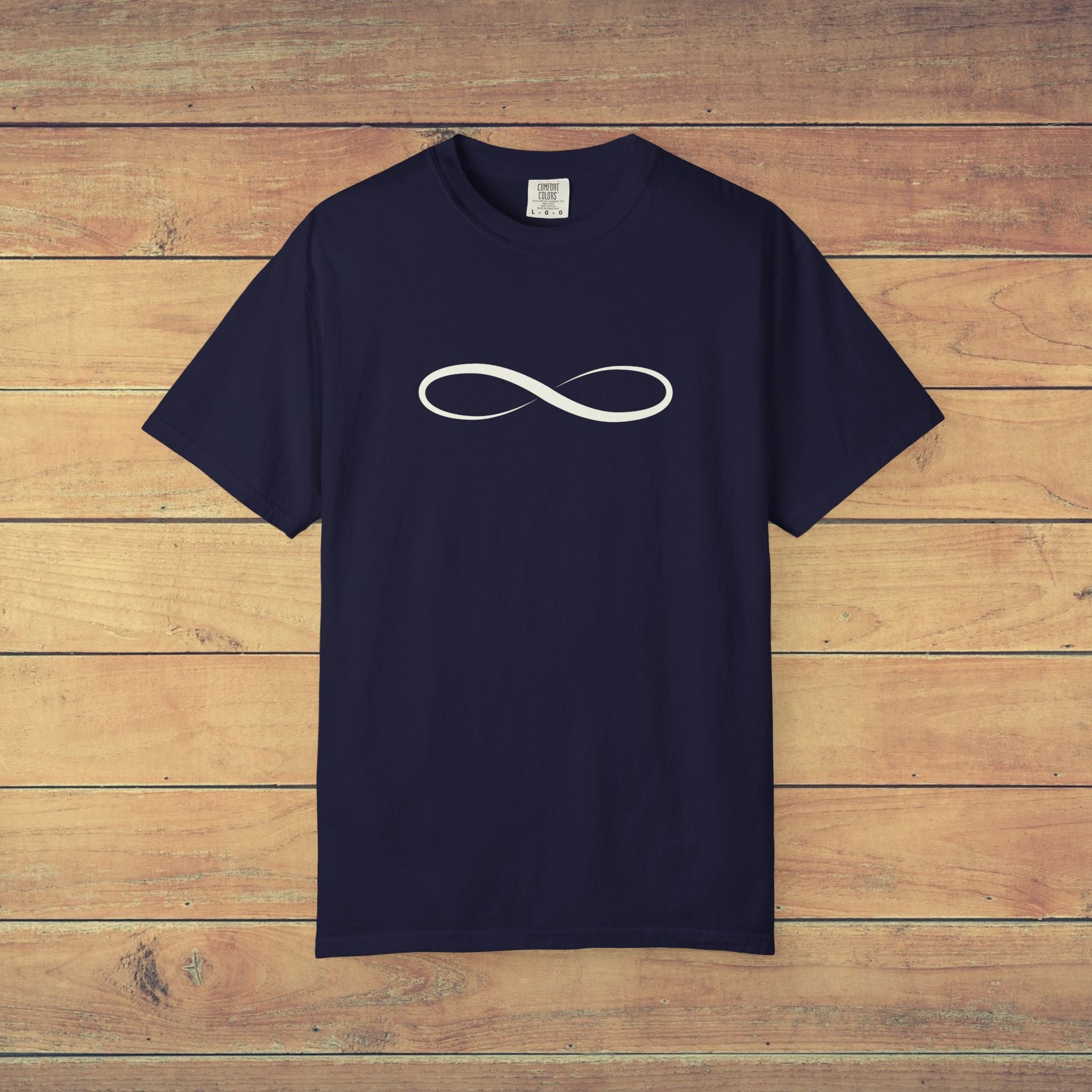 Infinity Symbol T Shirt | Comfort Colors 1717 Minimalist Graphic Tee