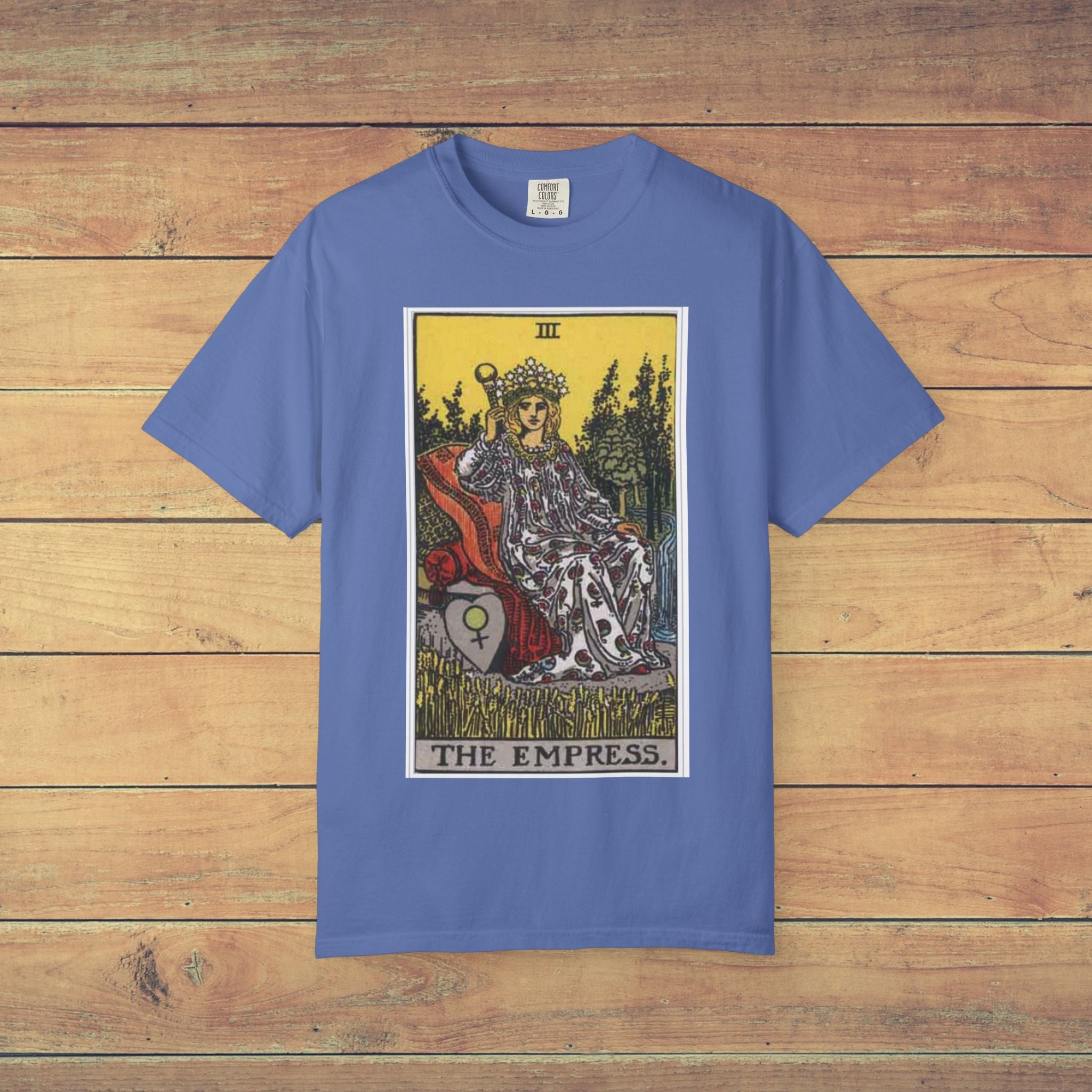 The Empress Tarot Card T Shirt |  Comfort Colors 1717 Mystical Graphic Tee