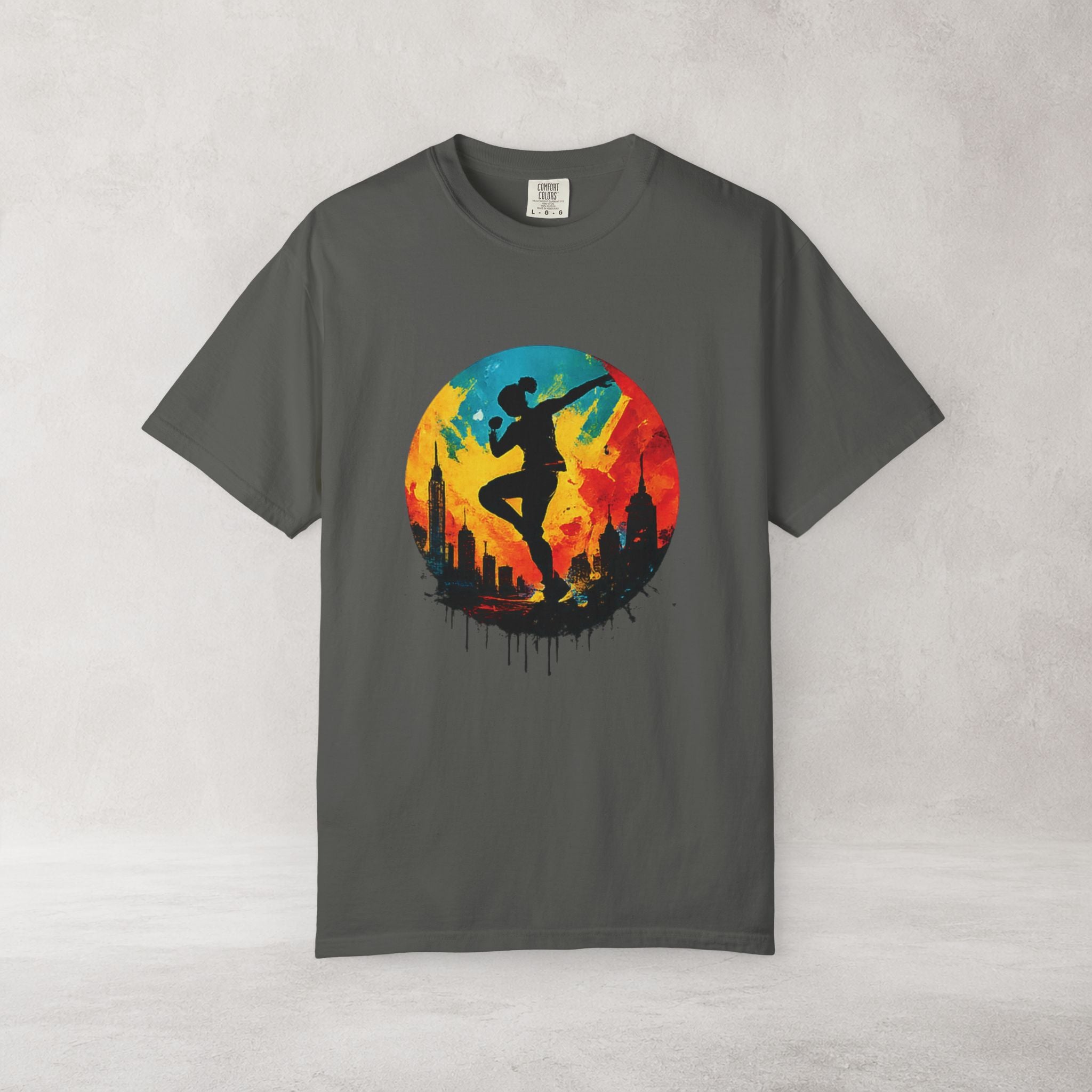 Sunset Dancer Graphic T Shirt | Comfort Colors 1717 Art Tee