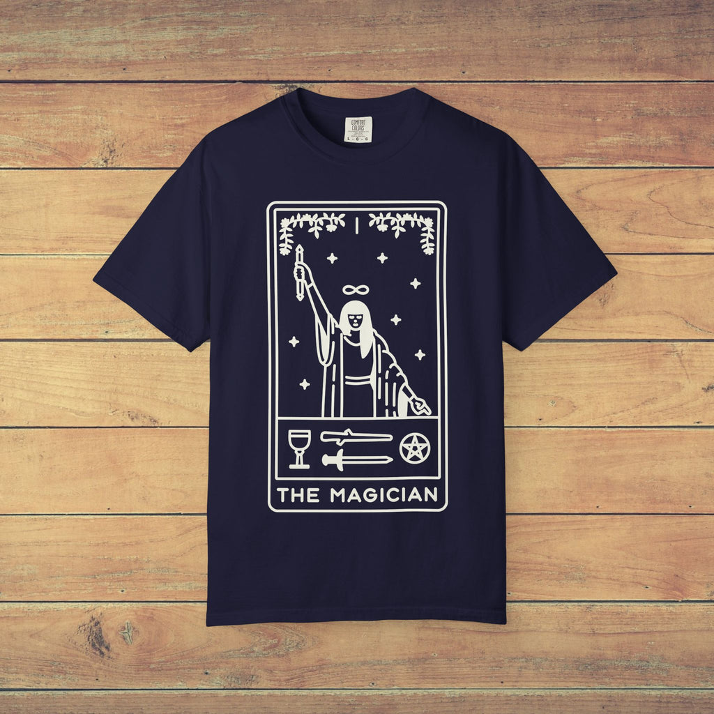 The Magician Tarot Card T Shirt | Comfort Colors 1717 Mystical Graphic Tee