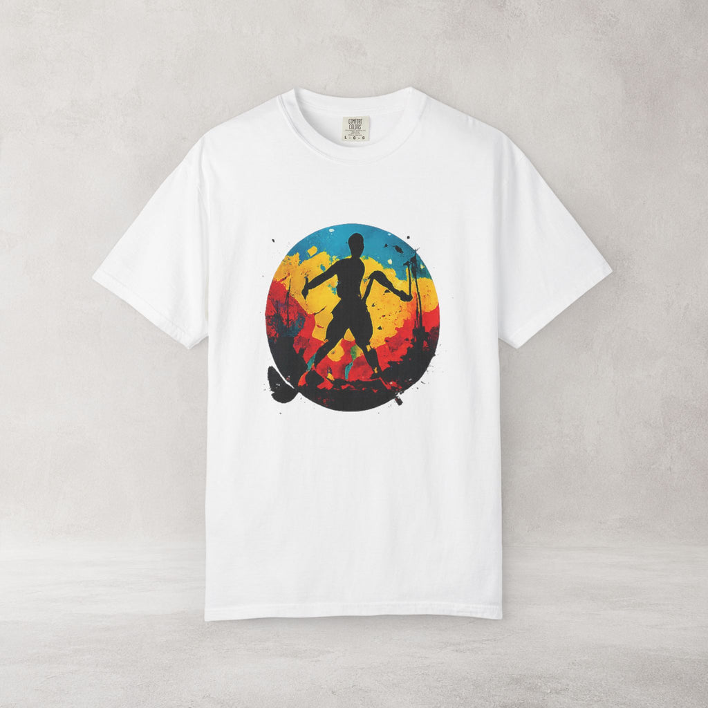 Color Splash Skateboarder T Shirt | Comfort Colors 1717 Skate Art Tee