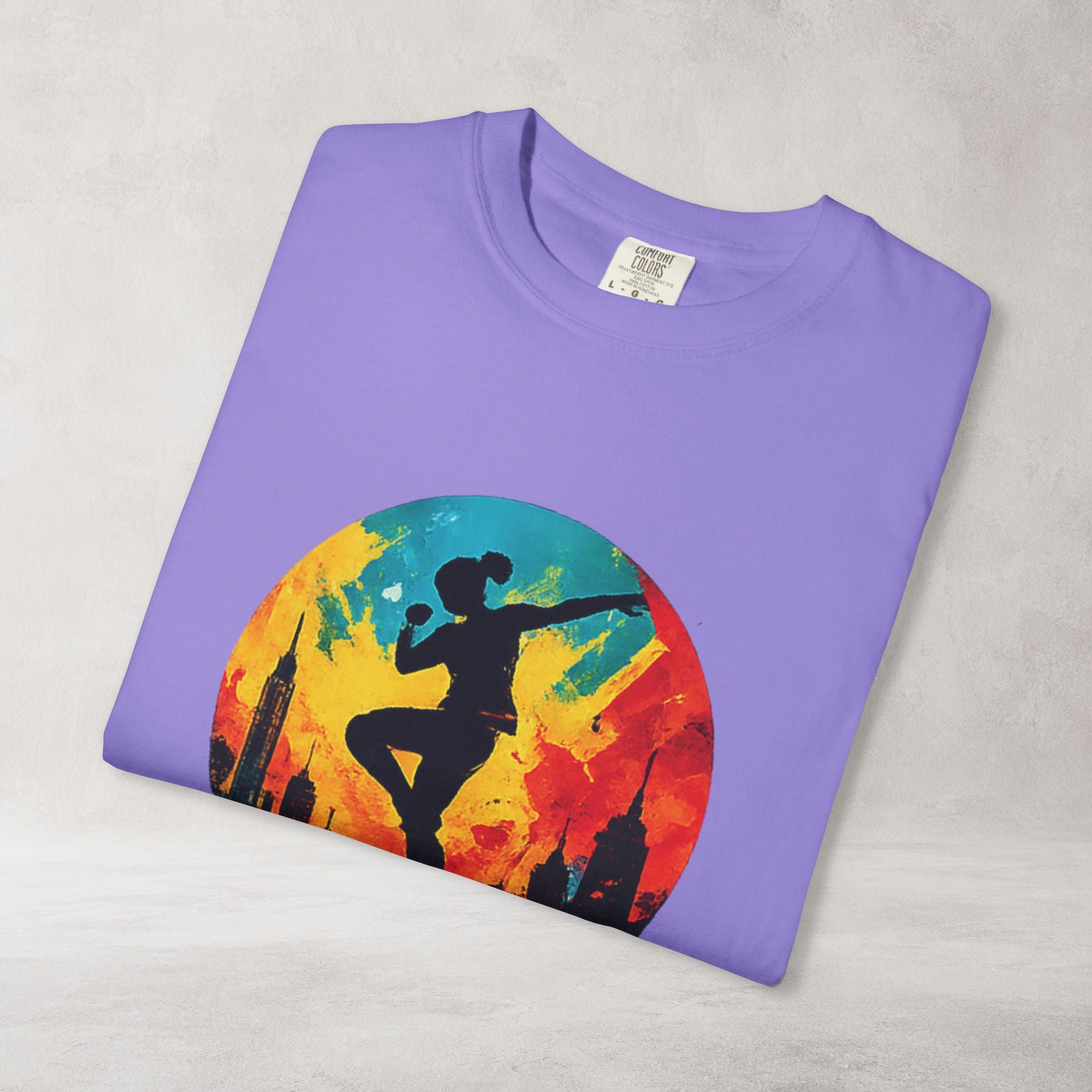 Sunset Dancer Graphic T Shirt | Comfort Colors 1717 Art Tee