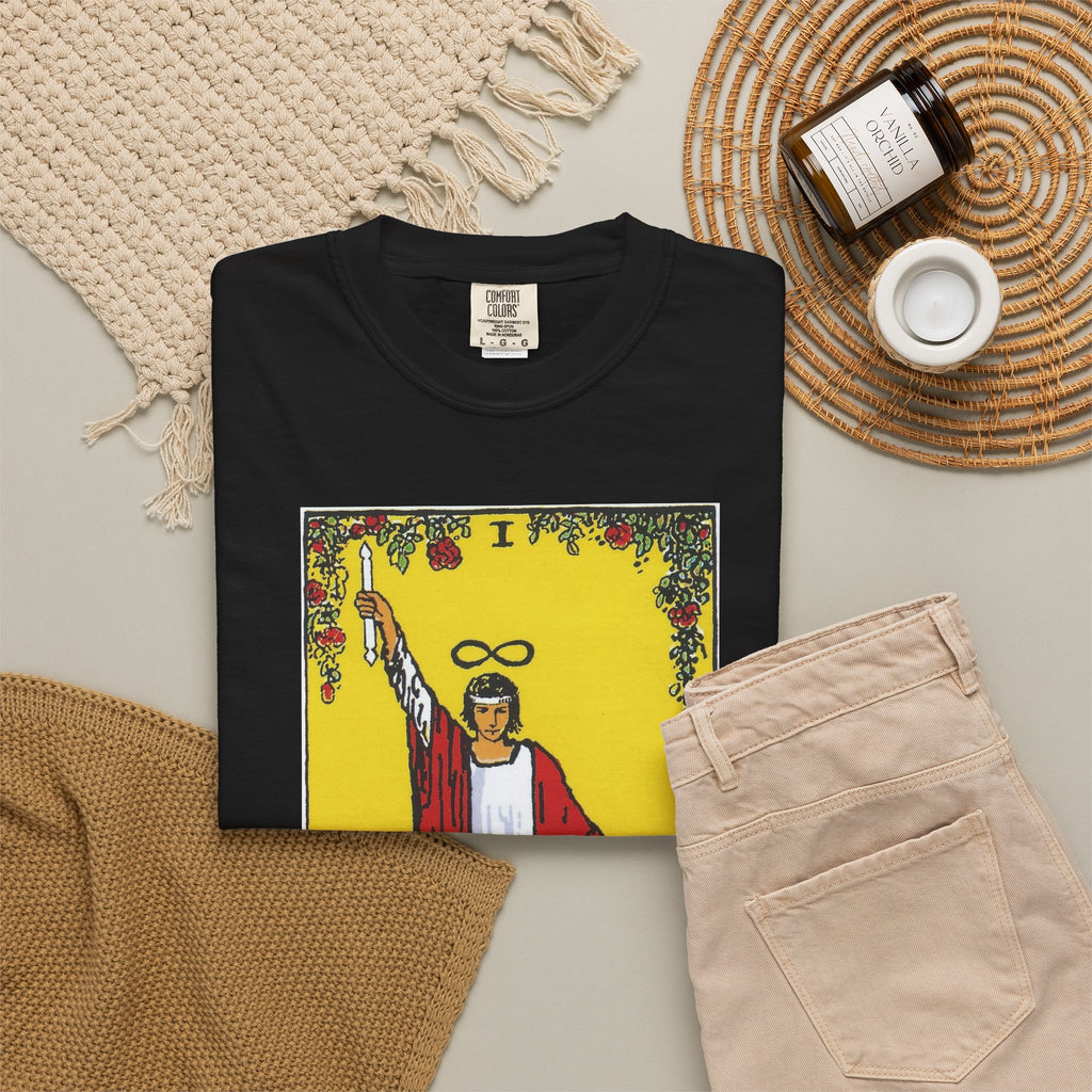 The Magician Tarot Card T Shirt | Comfort Colors 1717 Mystical Graphic Tee