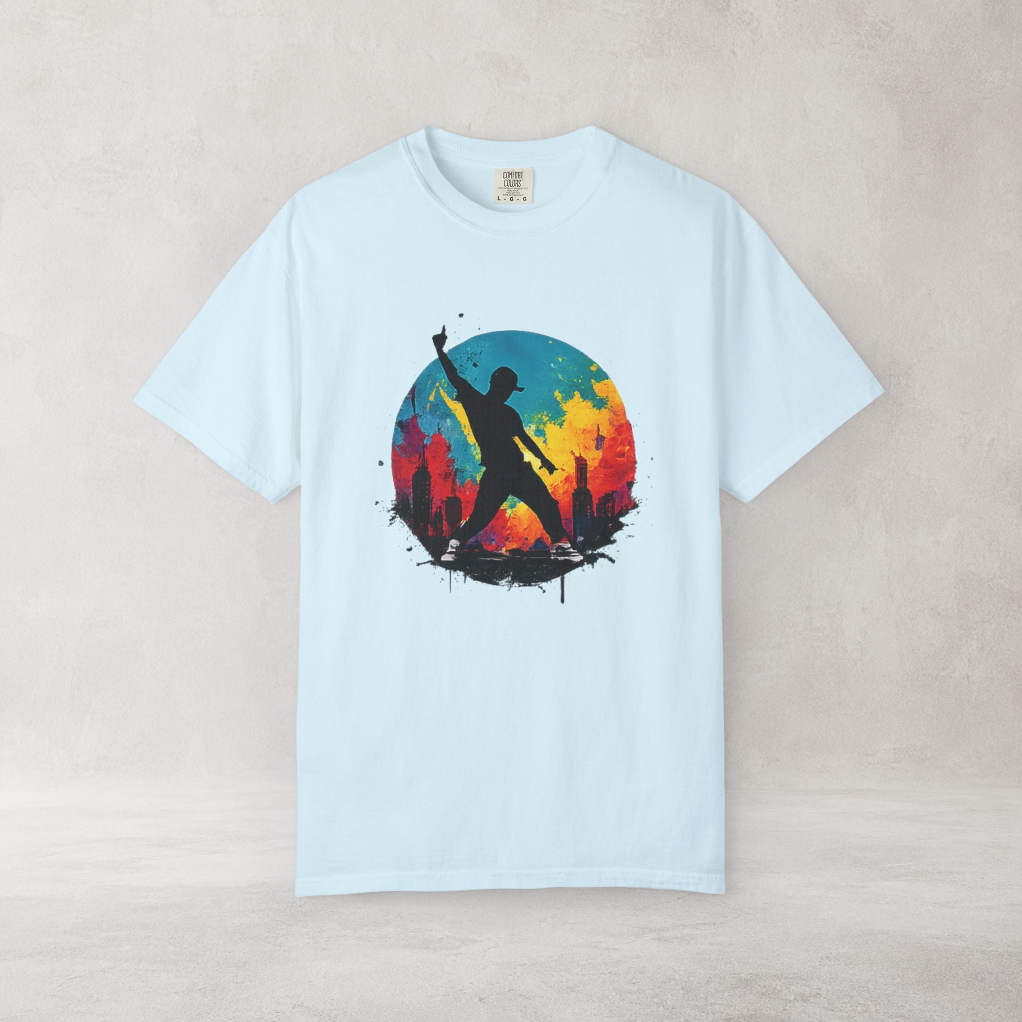 Color Splash Dancer T Shirt | Comfort Colors 1717 Festival Art Tee