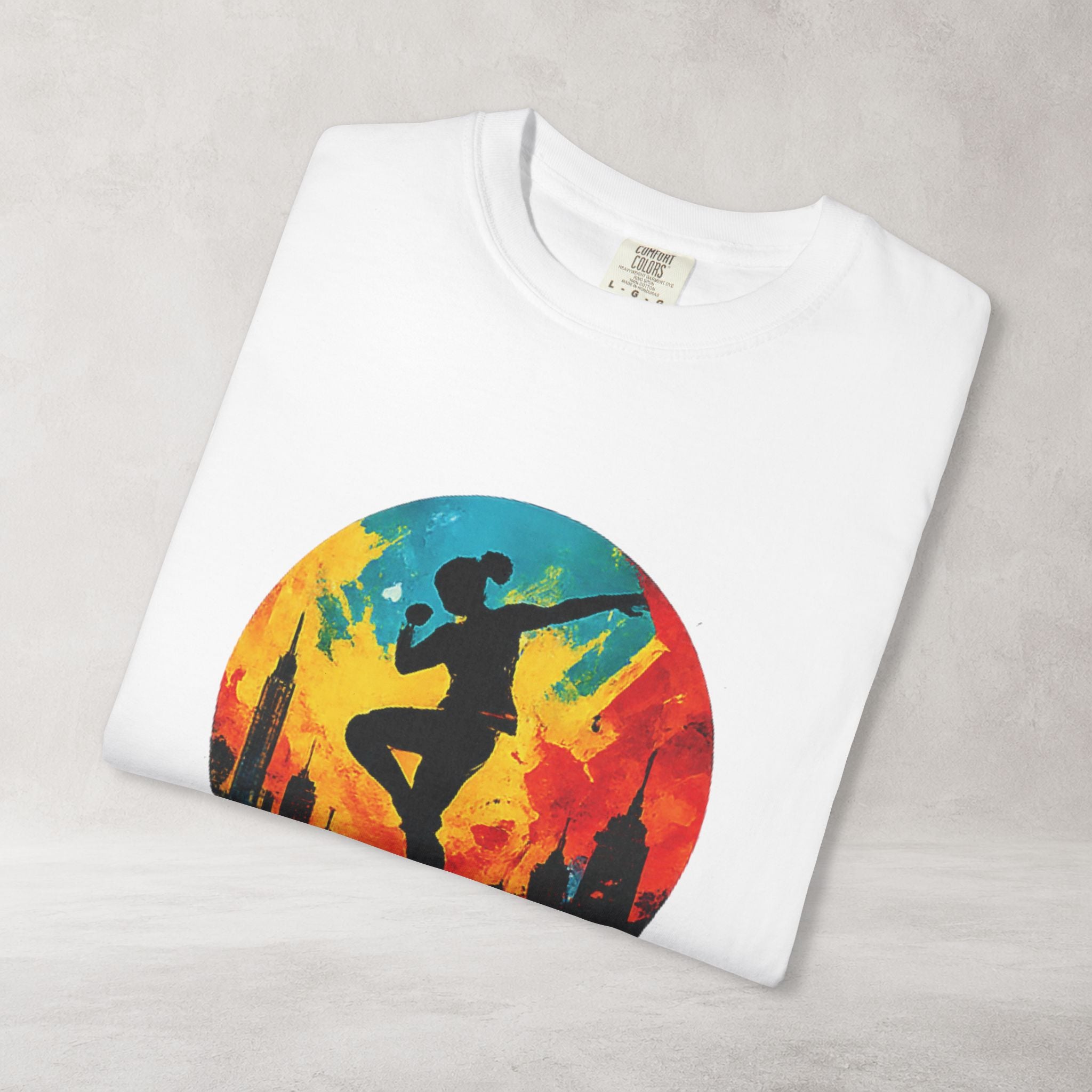 Sunset Dancer Graphic T Shirt | Comfort Colors 1717 Art Tee
