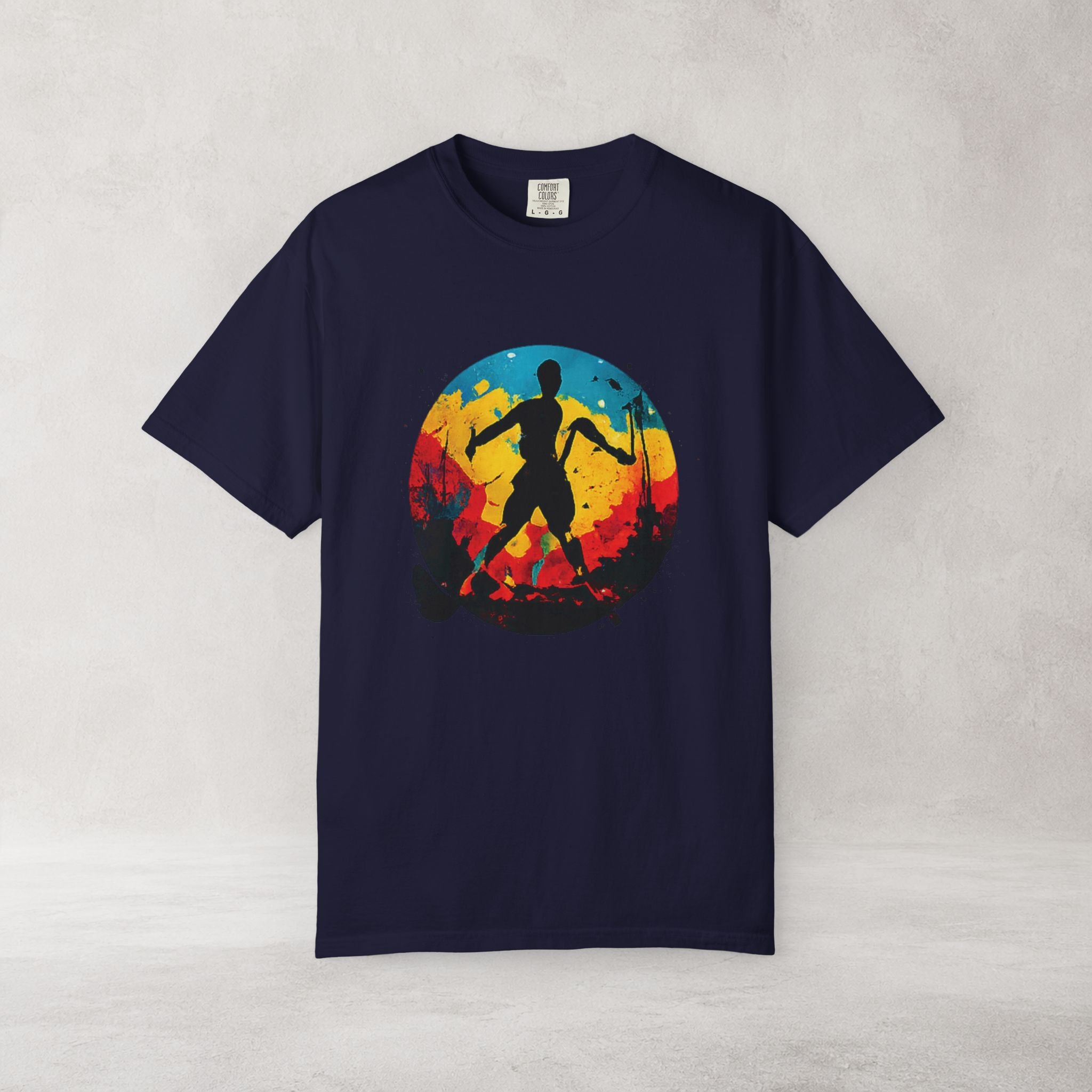 Color Splash Skateboarder T Shirt | Comfort Colors 1717 Skate Art Tee