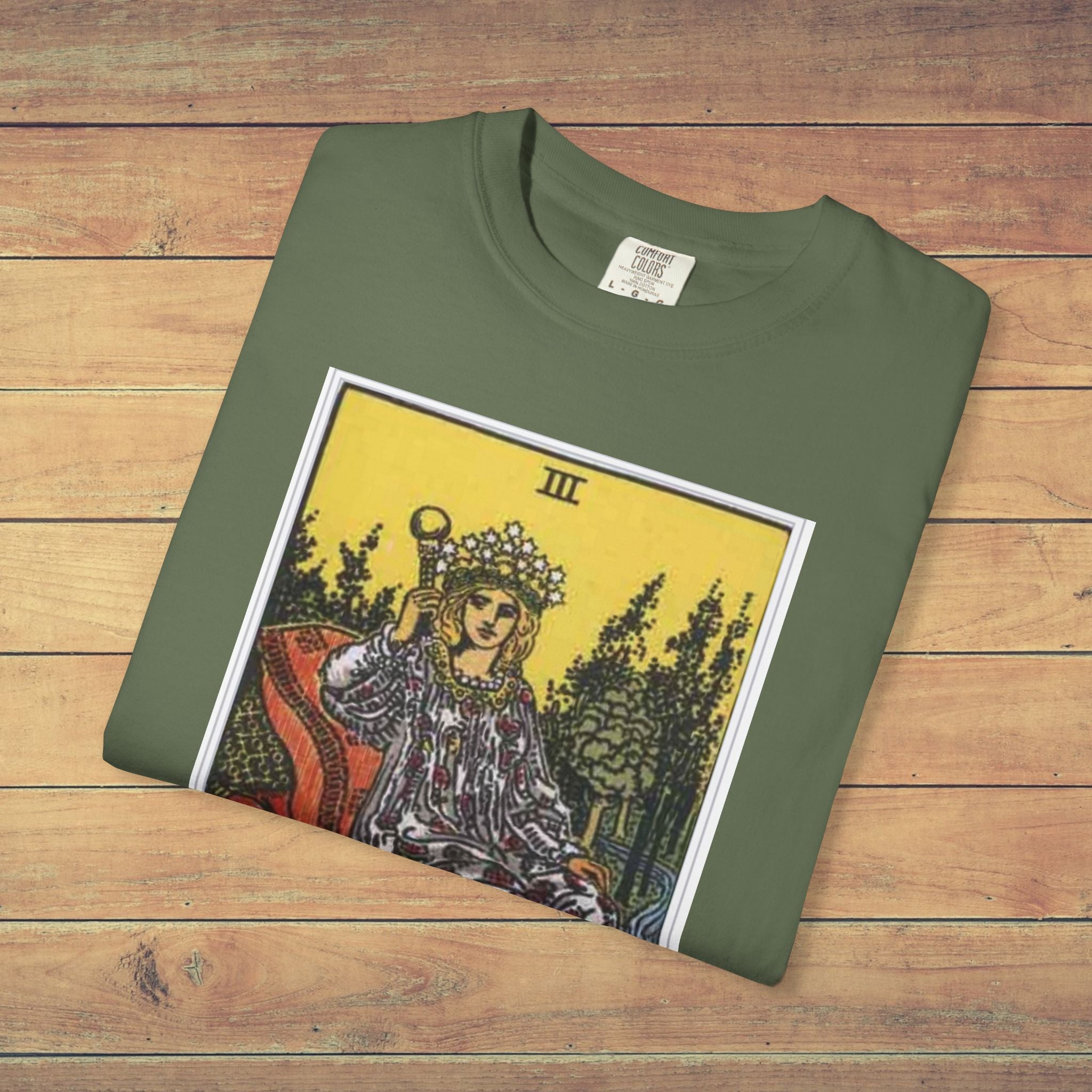 The Empress Tarot Card T Shirt |  Comfort Colors 1717 Mystical Graphic Tee