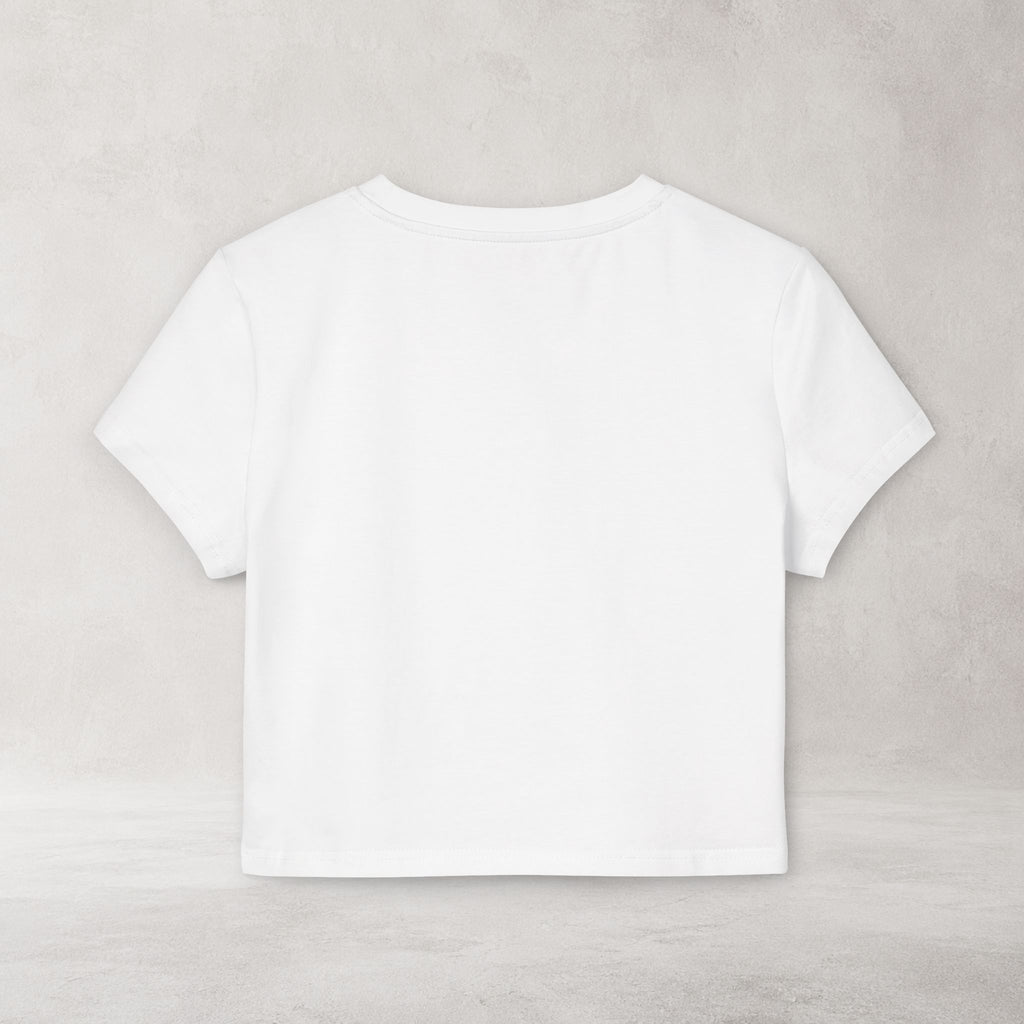 Infinity Symbol Baby Tee | Minimalist Women's Crop Top