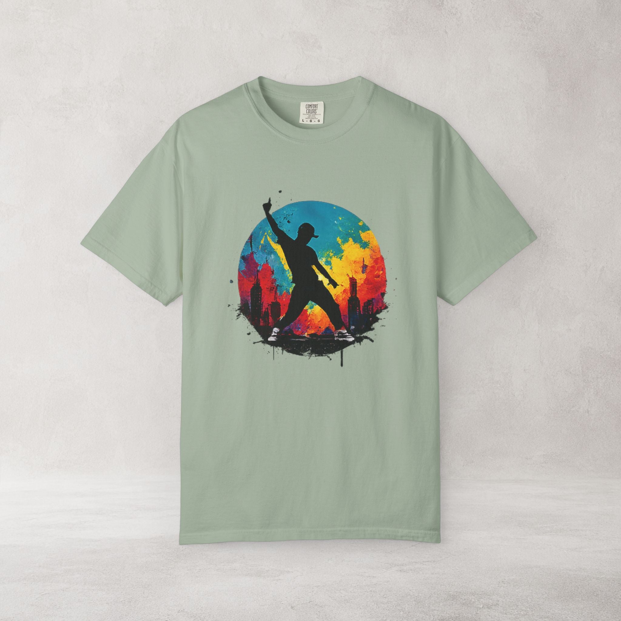 Color Splash Dancer T Shirt | Comfort Colors 1717 Festival Art Tee