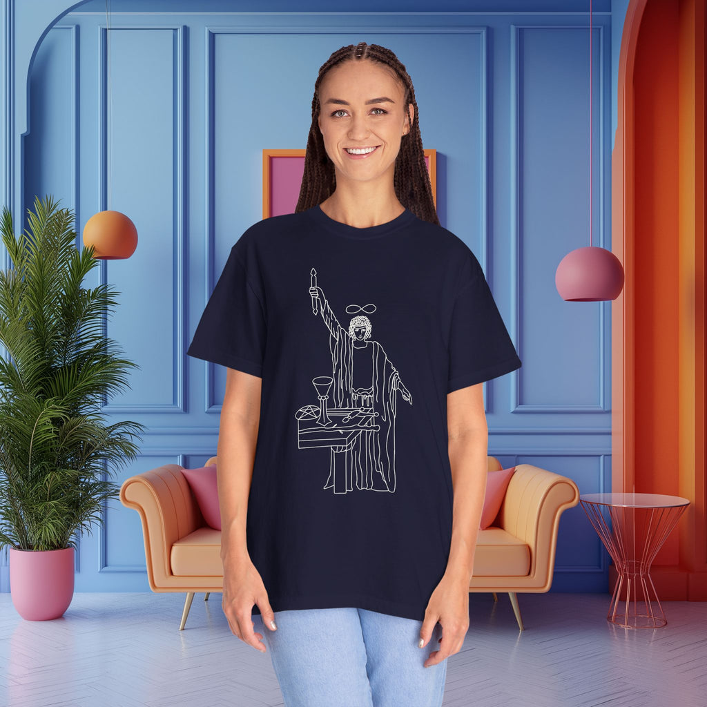 The Magician Graphic T Shirt |  Comfort Colors 1717 Minimalist Tarot Inspired Tee