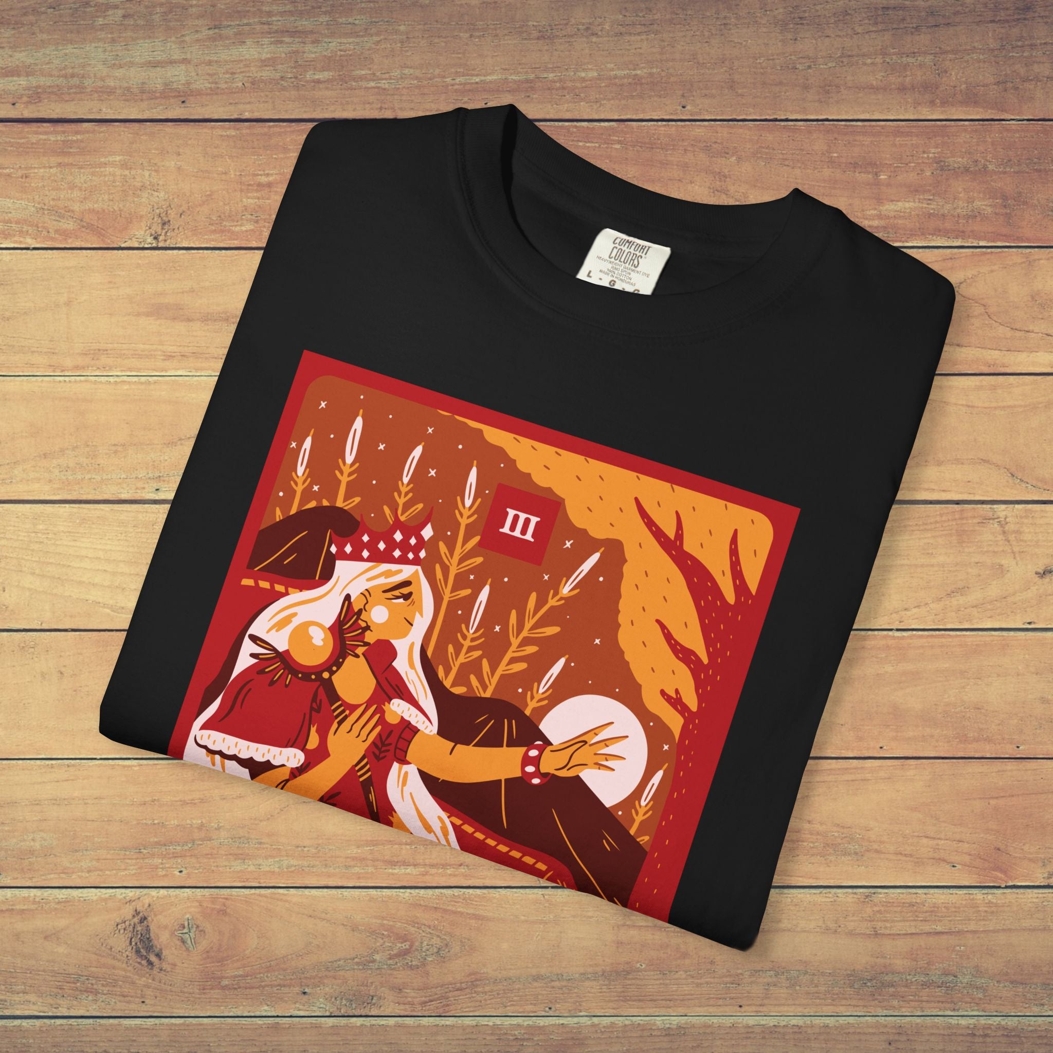 The Empress Tarot T Shirt | Comfort Colors 1717 Mystical Feminine Graphic Tee