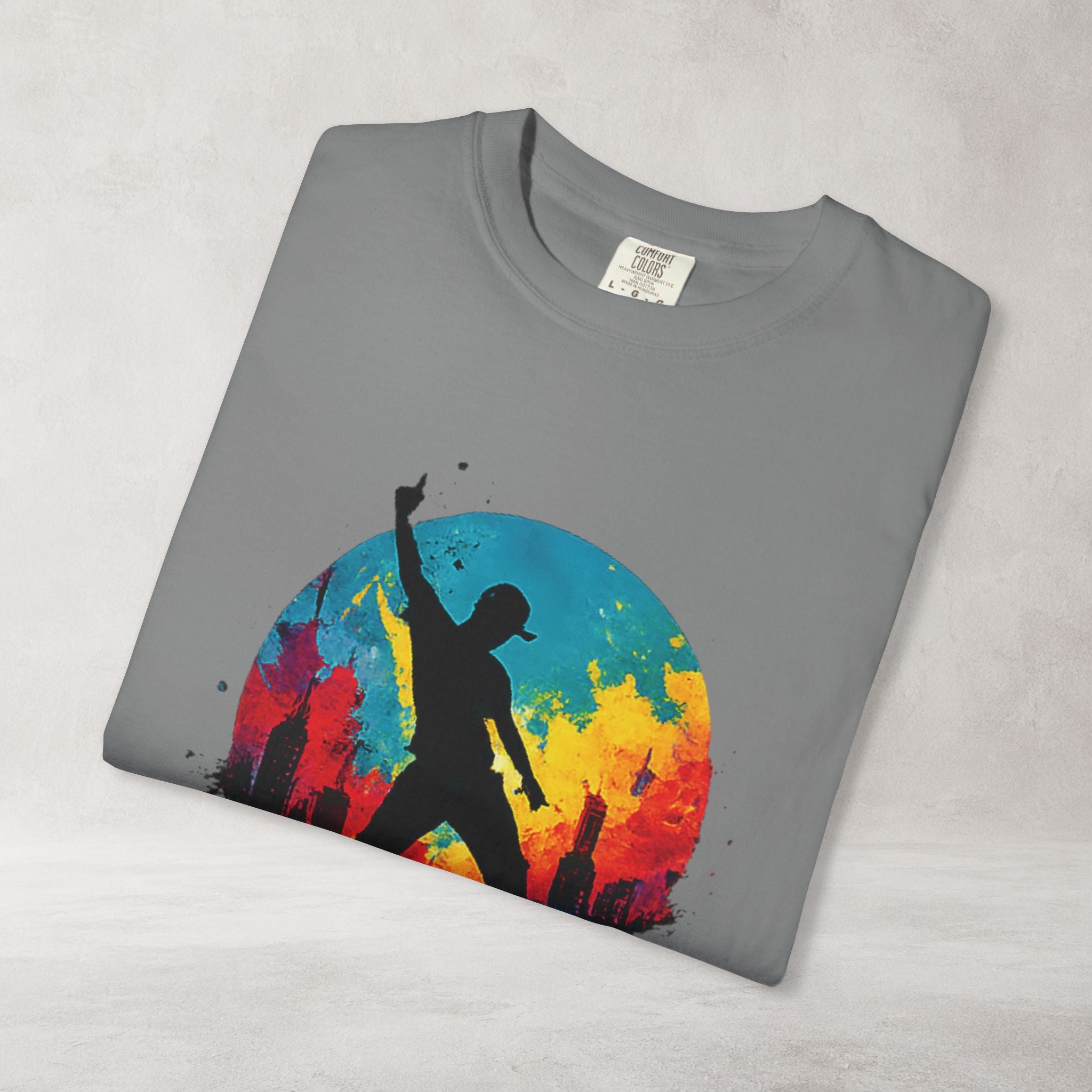 Color Splash Dancer T Shirt | Comfort Colors 1717 Festival Art Tee