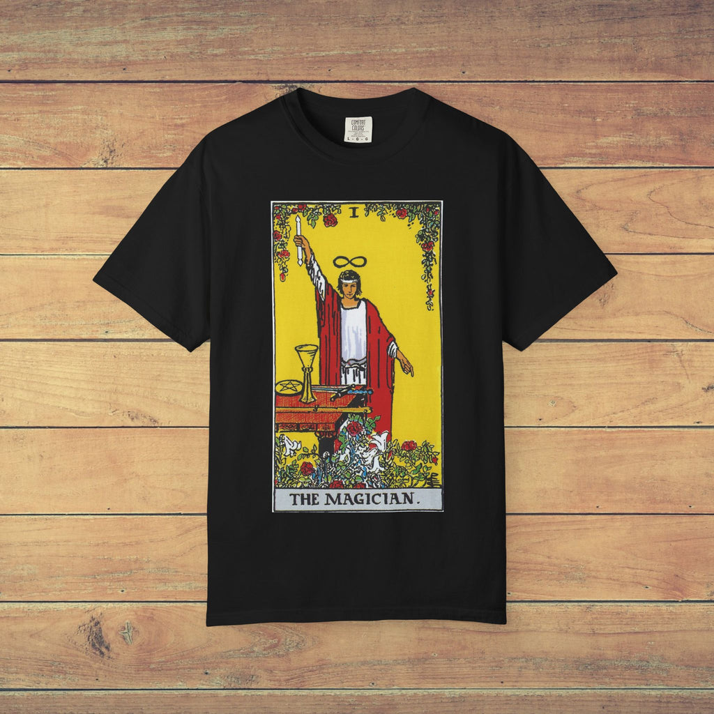 The Magician Tarot Card T Shirt | Comfort Colors 1717 Mystical Graphic Tee
