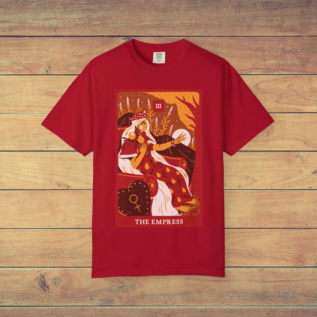 The Empress Tarot T Shirt | Comfort Colors 1717 Mystical Feminine Graphic Tee