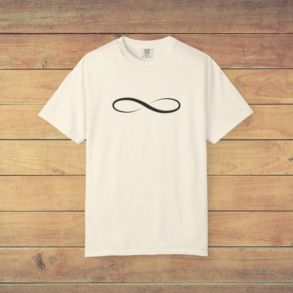 Infinity Symbol T Shirt | Comfort Colors 1717 Minimalist Graphic Tee