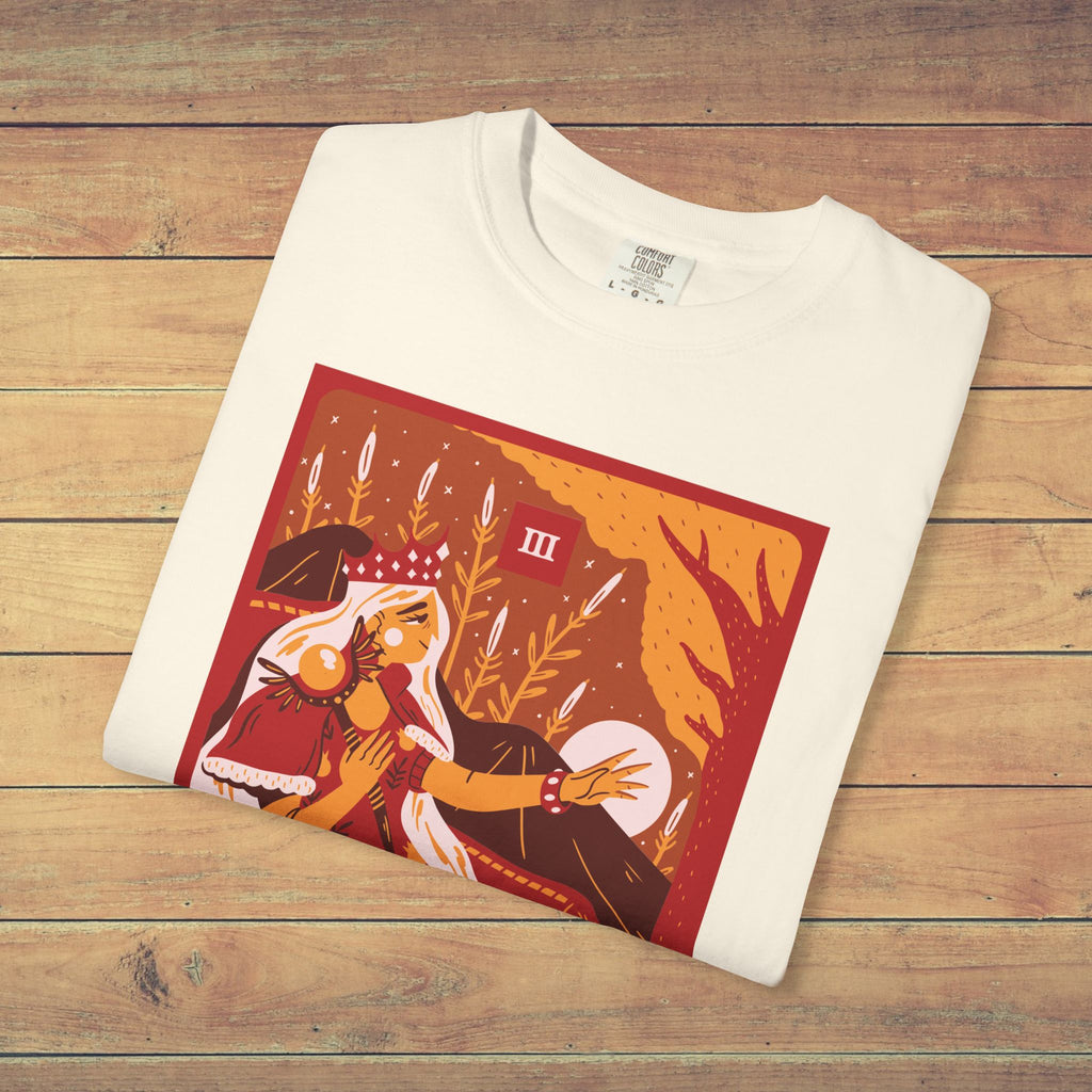 The Empress Tarot T Shirt | Comfort Colors 1717 Mystical Feminine Graphic Tee