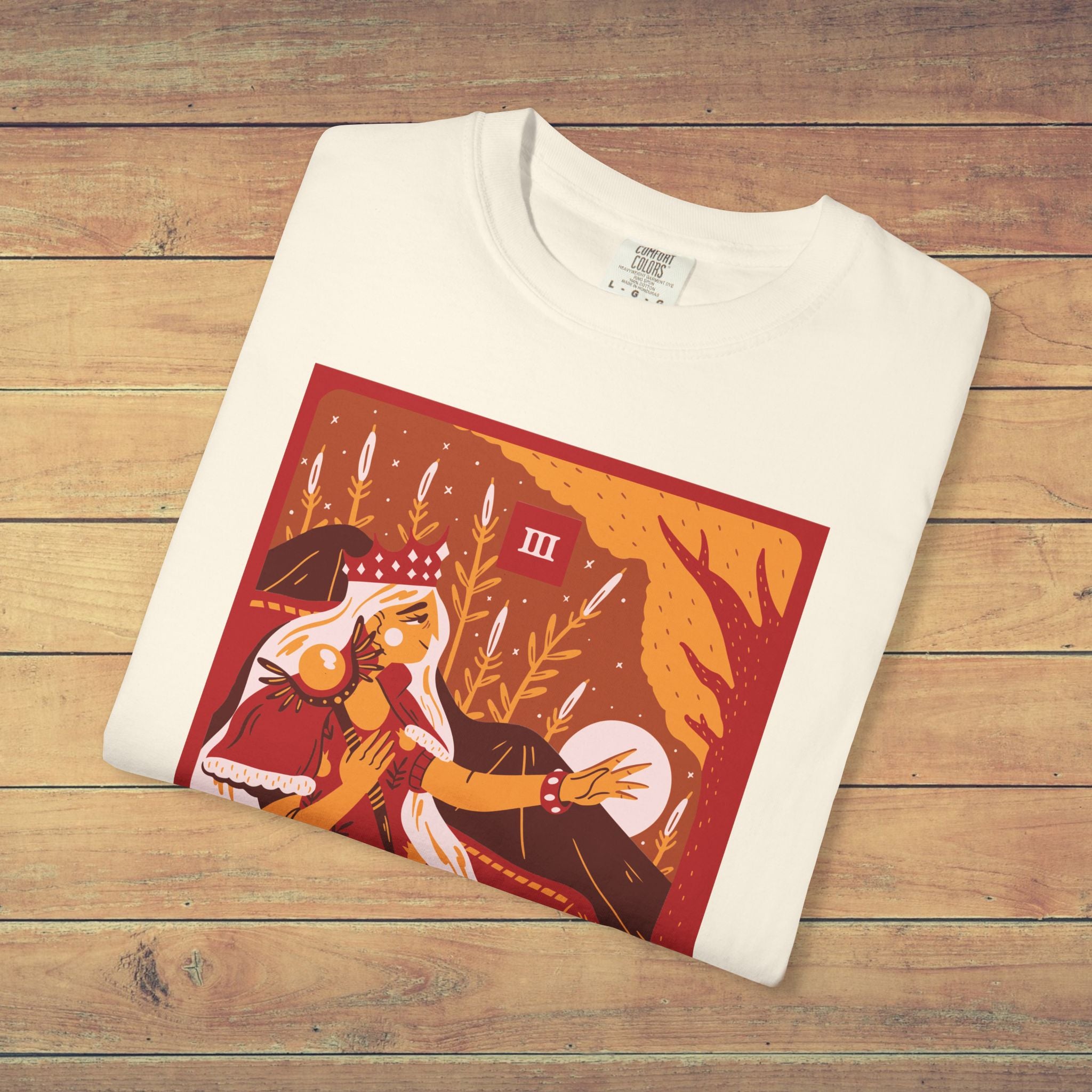 The Empress Tarot T Shirt | Comfort Colors 1717 Mystical Feminine Graphic Tee