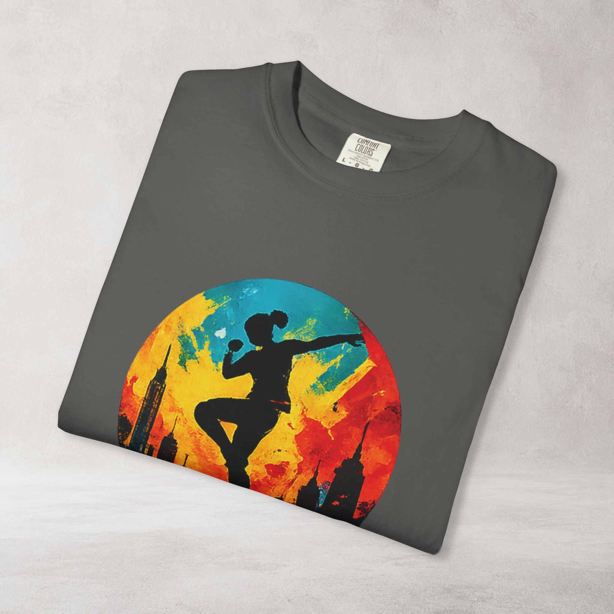 Sunset Dancer Graphic T Shirt | Comfort Colors 1717 Art Tee