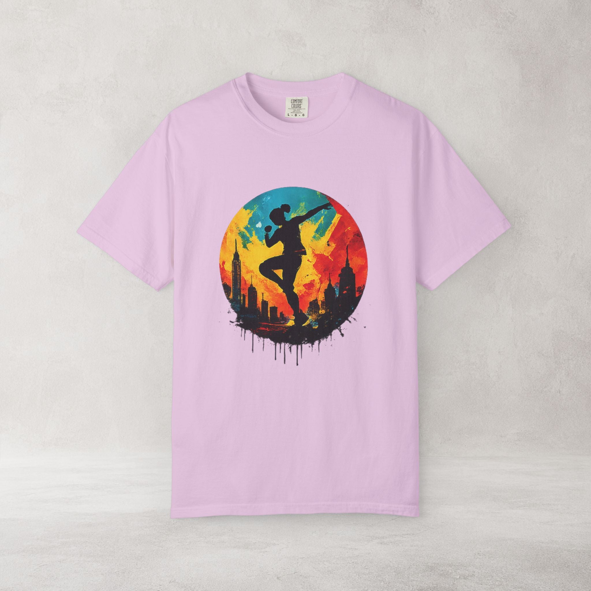 Sunset Dancer Graphic T Shirt | Comfort Colors 1717 Art Tee