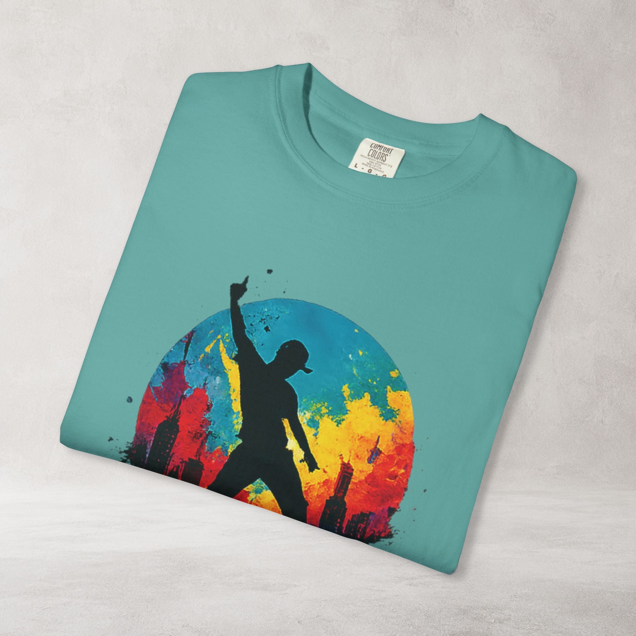 Color Splash Dancer T Shirt | Comfort Colors 1717 Festival Art Tee
