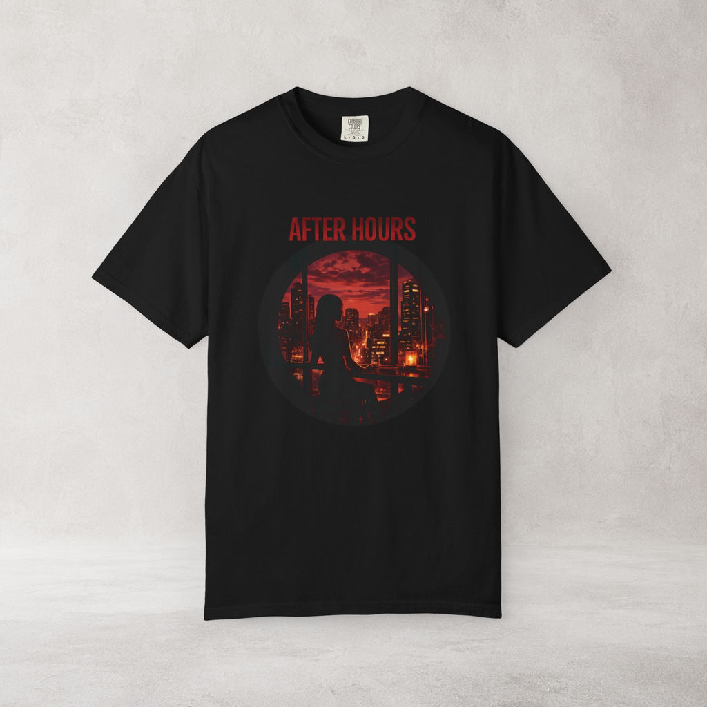 After Hours City Lights T Shirt | Comfort Colors 1717 Retro Nightscape Graphic Tee