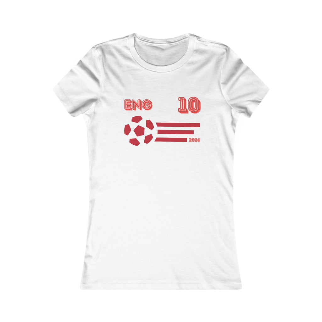 England Soccer Fan Tee | ENG 10 Football Supporter Shirt | England Football Graphic T-Shirt