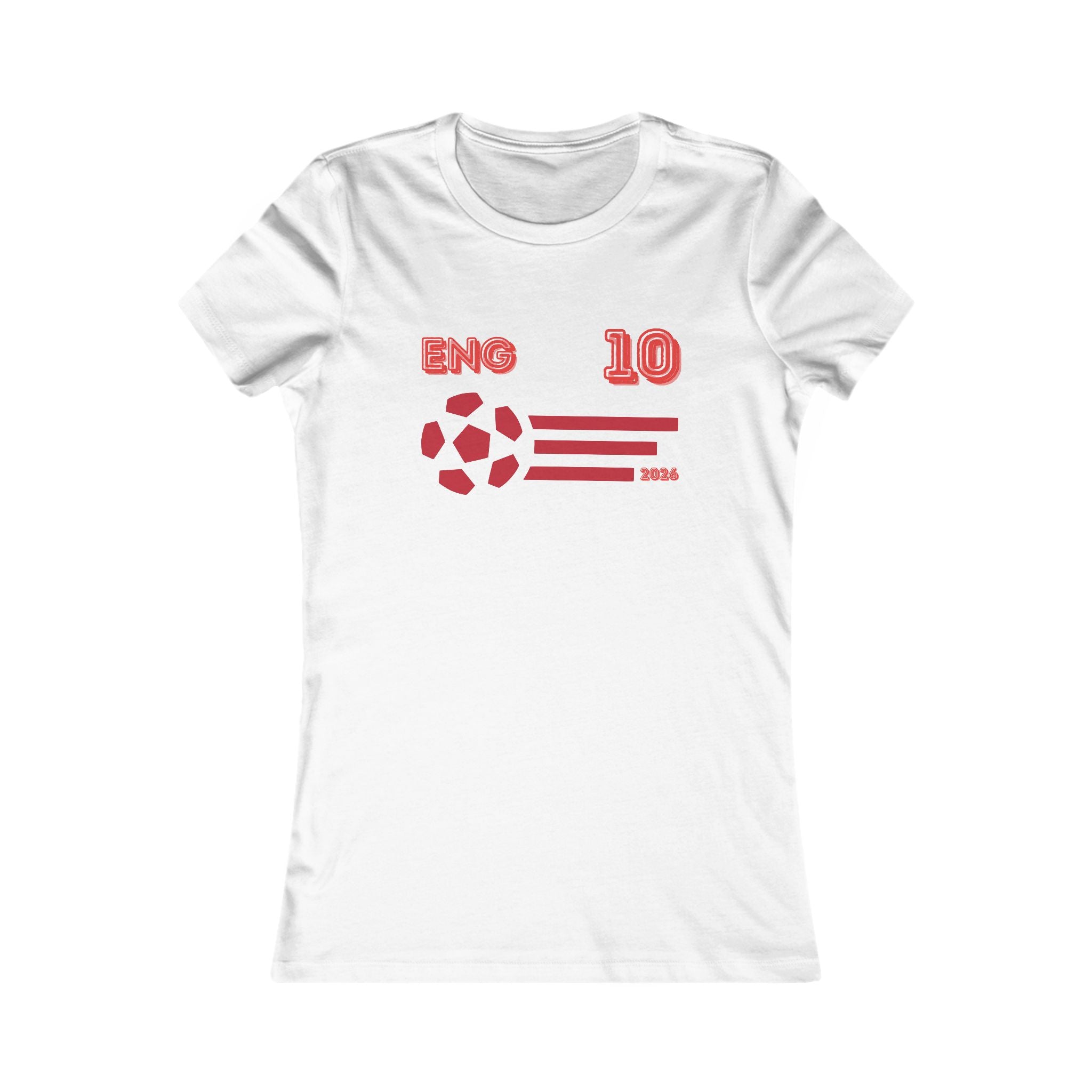 England Soccer Fan Tee | ENG 10 Football Supporter Shirt | England Football Graphic T-Shirt