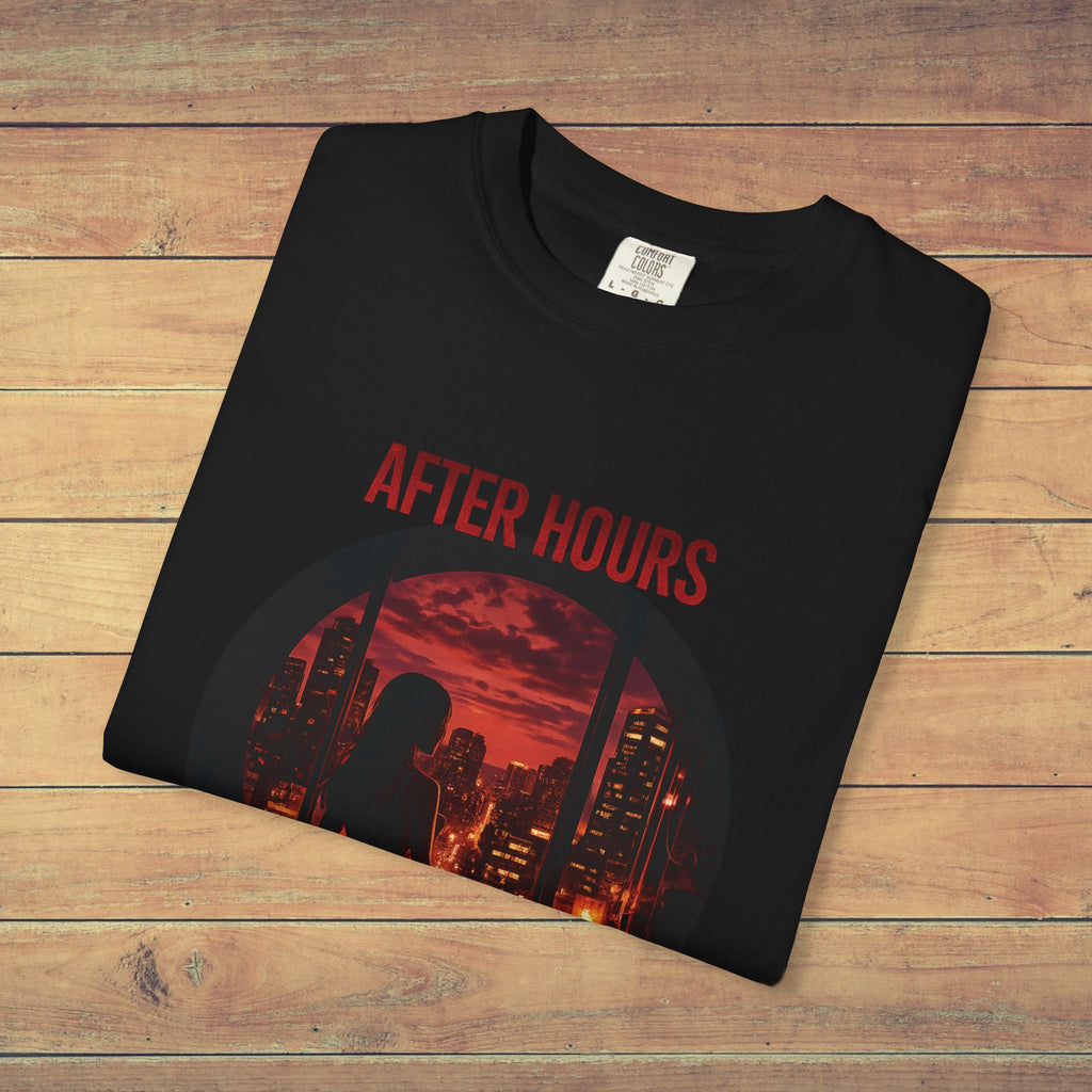 After Hours City Lights T Shirt | Comfort Colors 1717 Retro Nightscape Graphic Tee