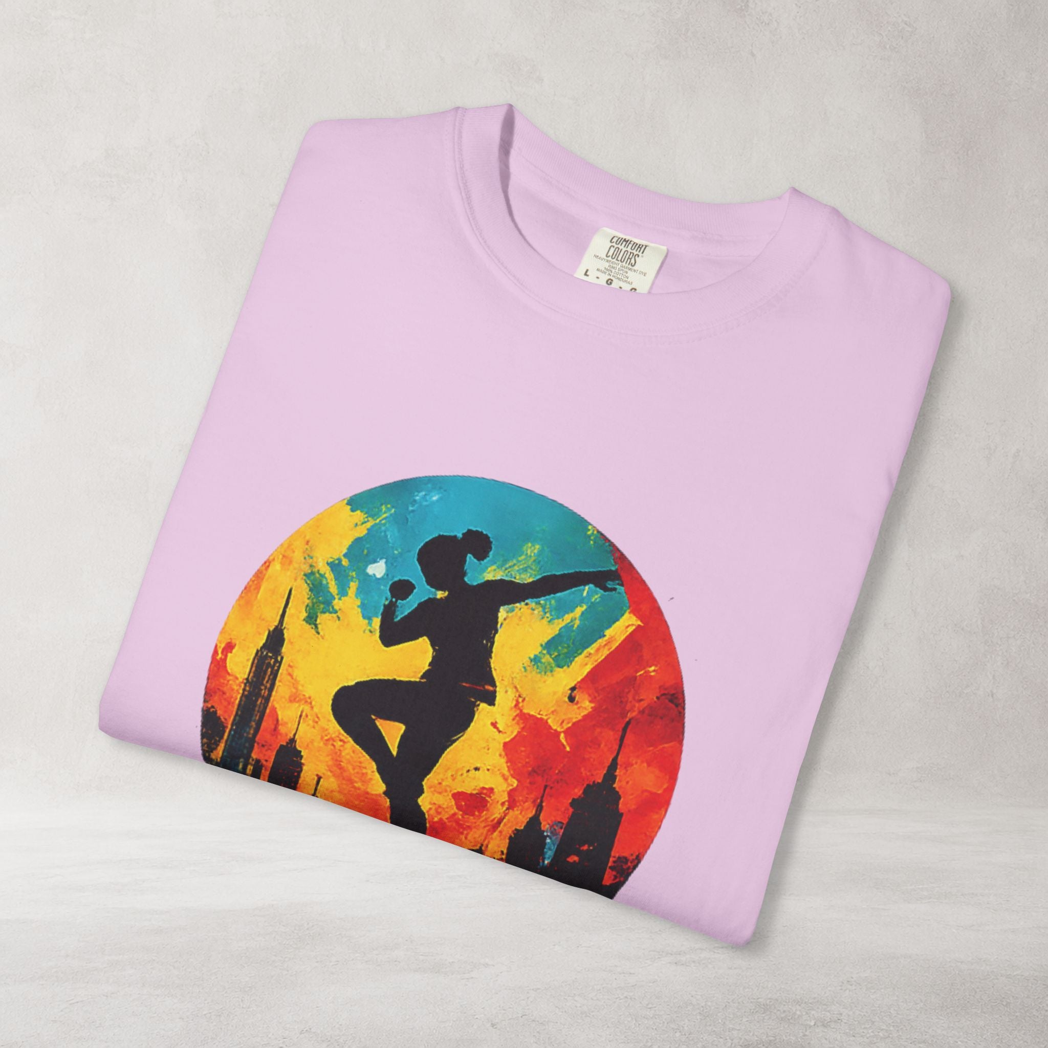 Sunset Dancer Graphic T Shirt | Comfort Colors 1717 Art Tee
