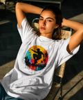 Color Splash Surfer T Shirt | Comfort Colors 1717 Beach Art Tee