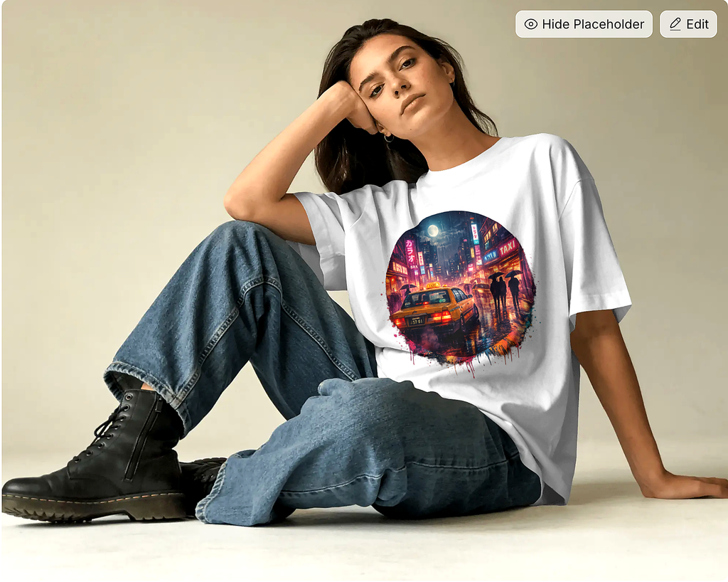 Tokyo Nights Vaporwave T Shirt | Comfort Colors 1717 Retro Neon City Graphic Tee