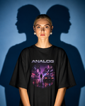 Analog Neon City T Shirt | Comfort Colors 1717 Retro Synthwave Graphic Tee