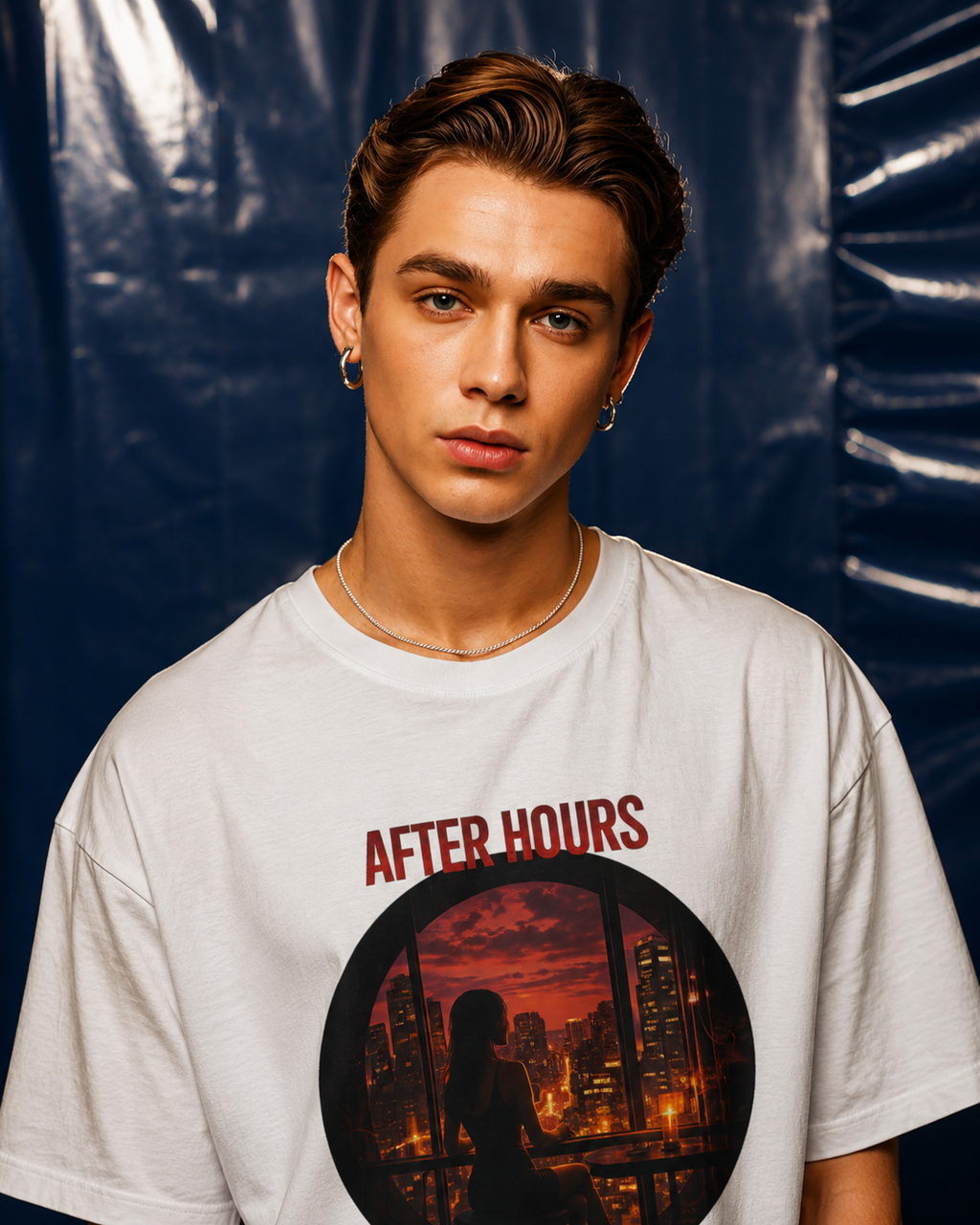 After Hours City Lights T Shirt | Comfort Colors 1717 Retro Nightscape Graphic Tee