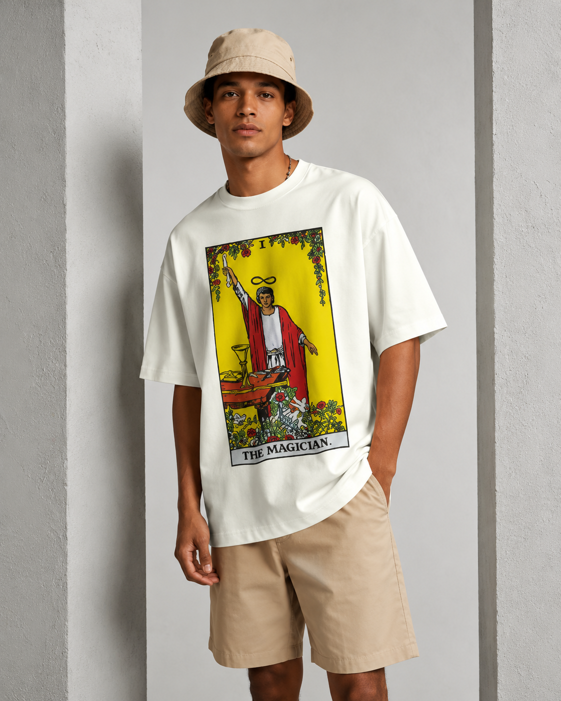 The Magician Tarot Card T Shirt | Comfort Colors 1717 Mystical Graphic Tee