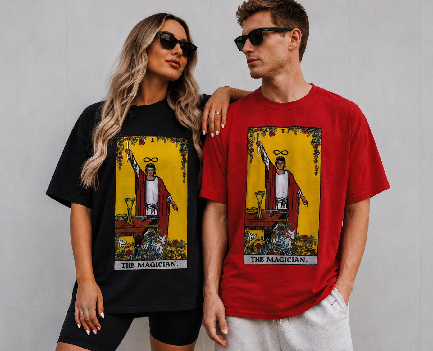The Magician Tarot Card T Shirt | Comfort Colors 1717 Mystical Graphic Tee