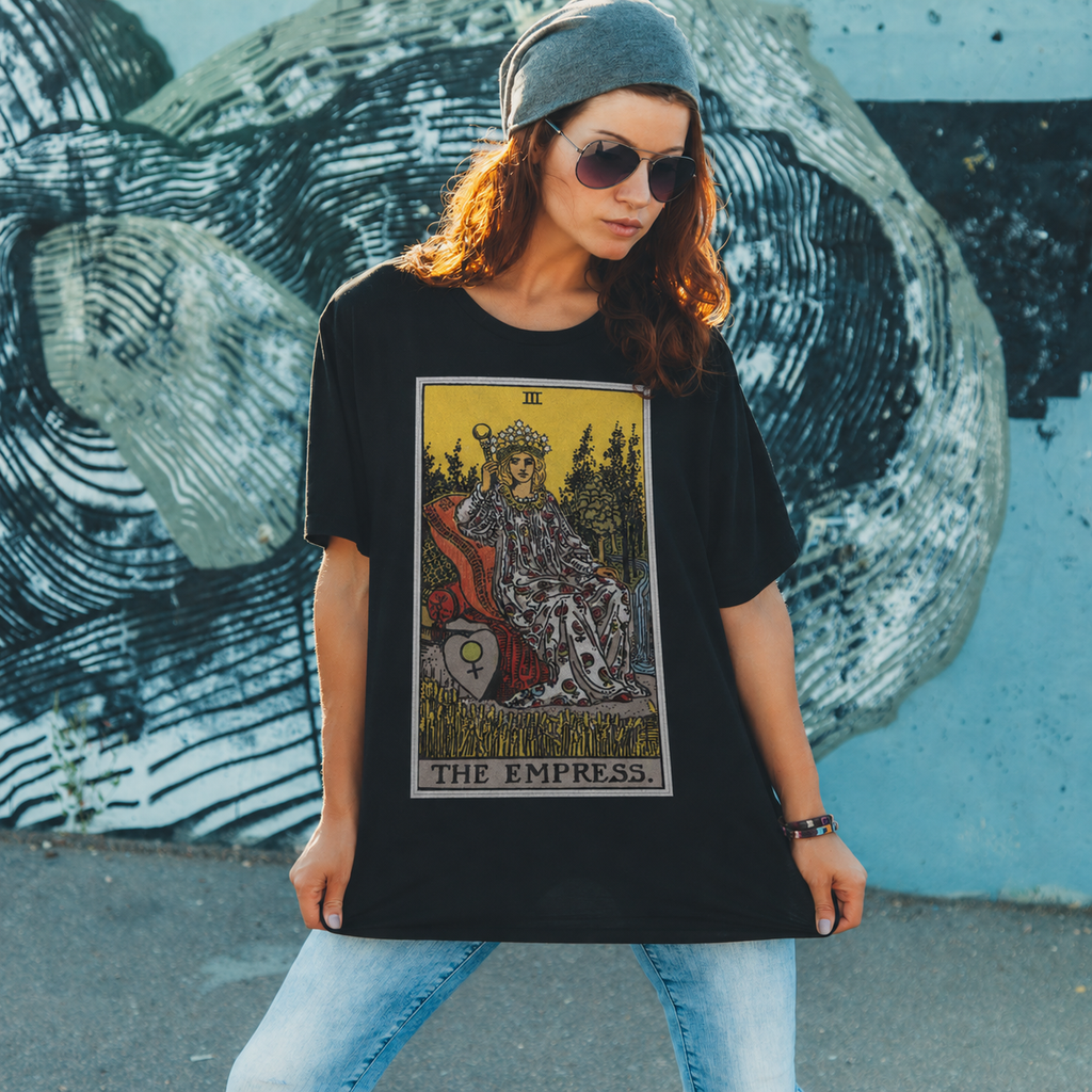 The Empress Tarot Card T Shirt |  Comfort Colors 1717 Mystical Graphic Tee